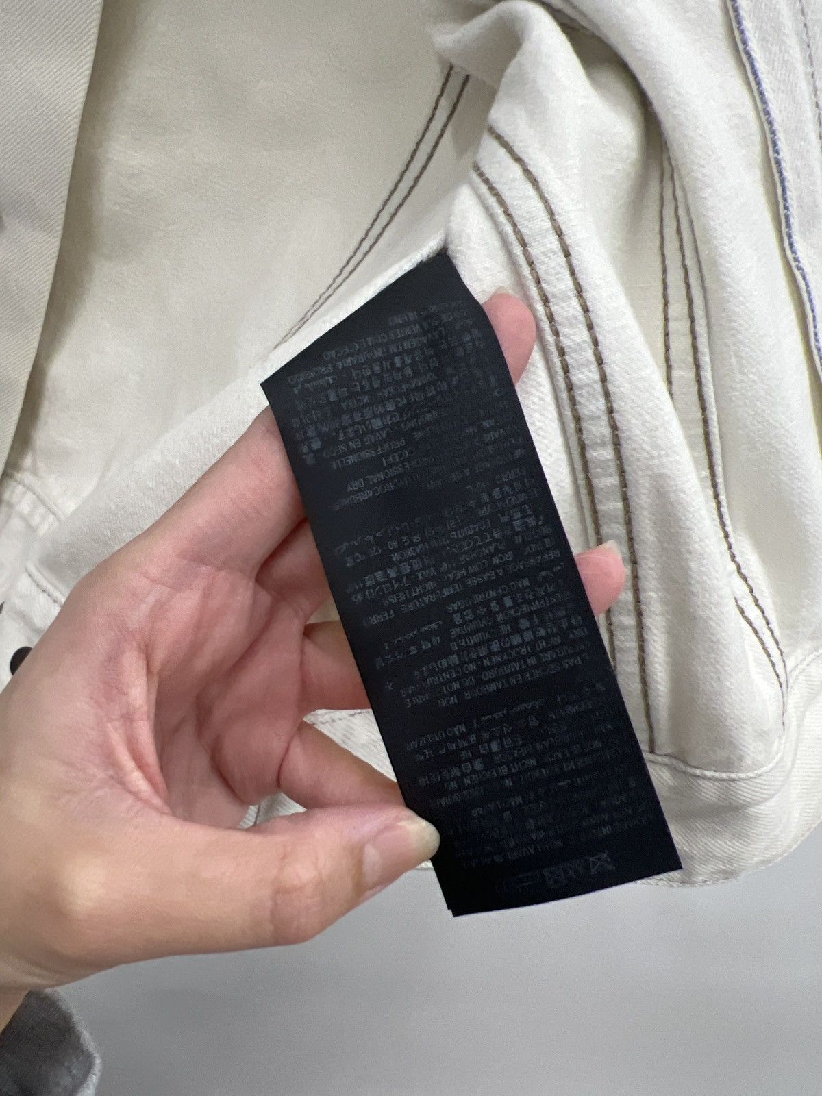 Saint Laurent Paris Saint Laurent Paris Beige Denim Jacket Size M / US 6-8 / IT 42-44 - 9 Thumbnail