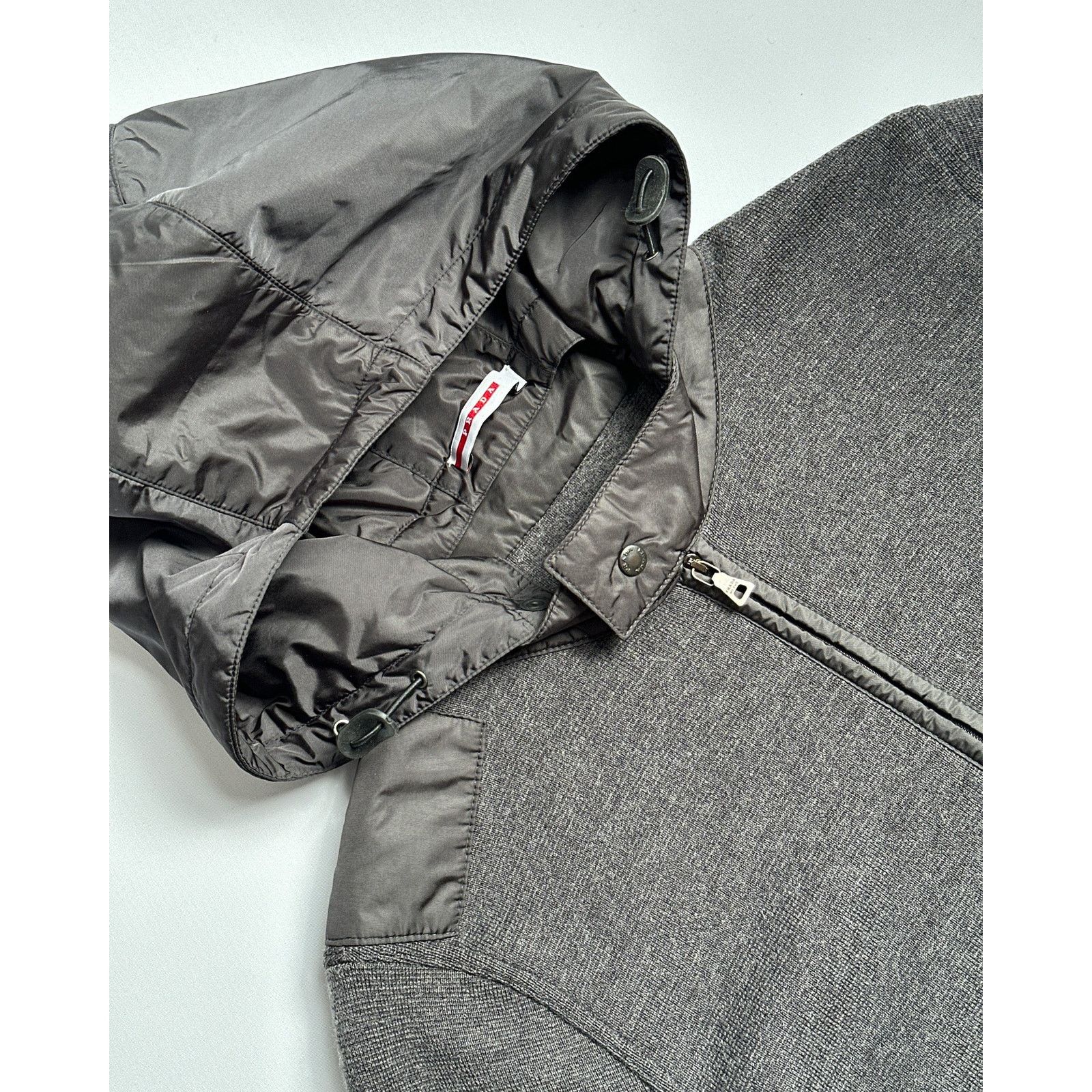 Prada Prada Sport Wool Zip Hoodie Size US S / EU 44-46 / 1 - 2 Thumbnail