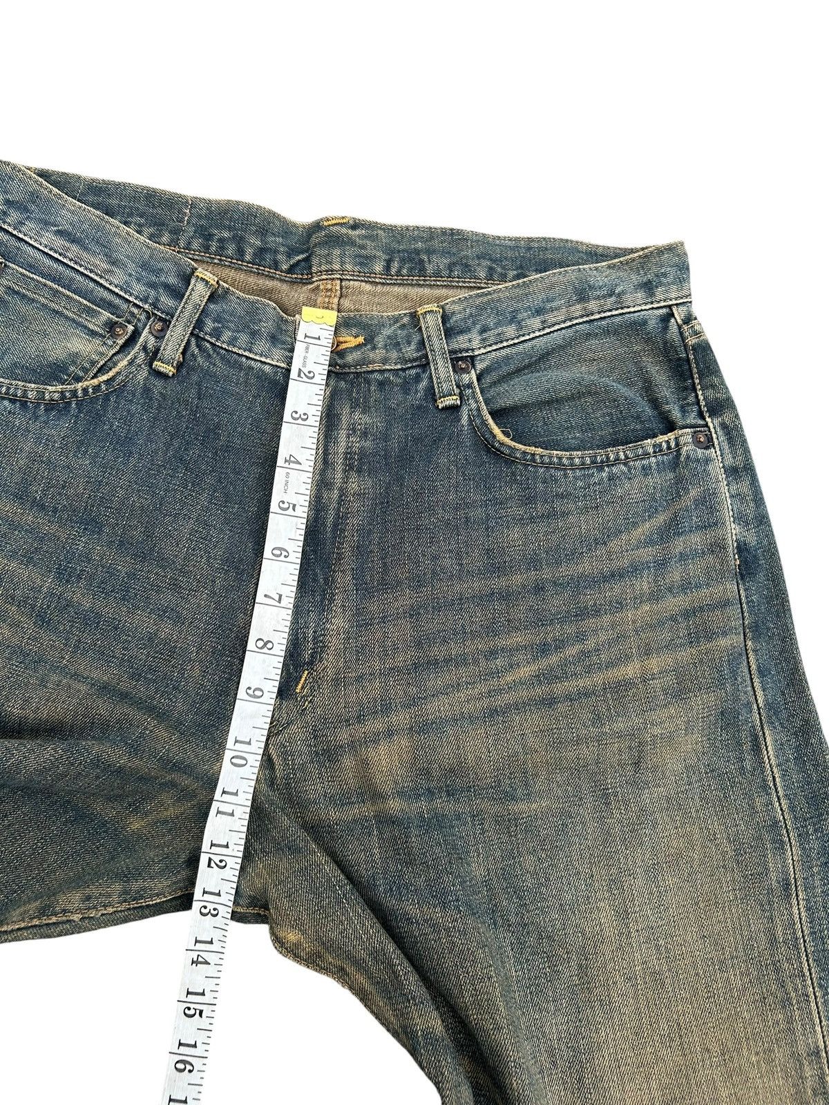 Kapital Vintage Edwin 505 Selvedge Rusty Distressed Denim Jeans Size US 34 / EU 50 - 15 Thumbnail