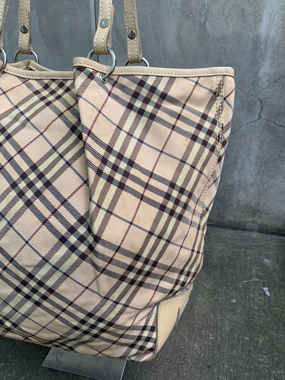 Burberry Blue Label Nova Check Tote Bag Size ONE SIZE - 4 Thumbnail