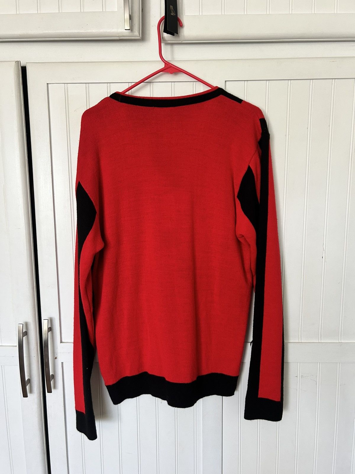 Other AC Milan “Mediolanum” Knit Sweater Red/Black Striped Size L Size US L / EU 52-54 / 3 - 5 Thumbnail