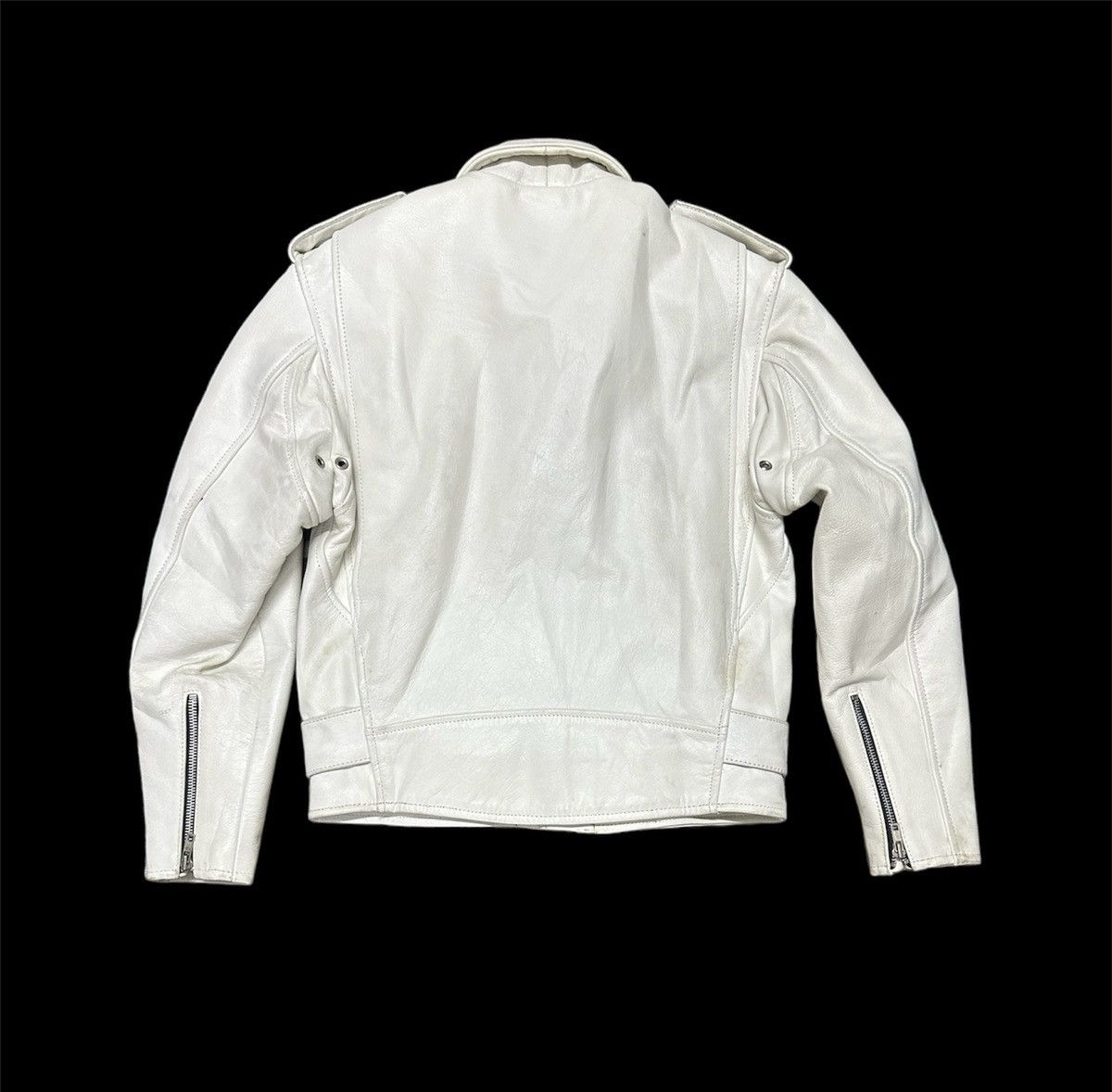 Japanese Brand Leather jacket made by risk Size US S / EU 44-46 / 1 - 2 Thumbnail