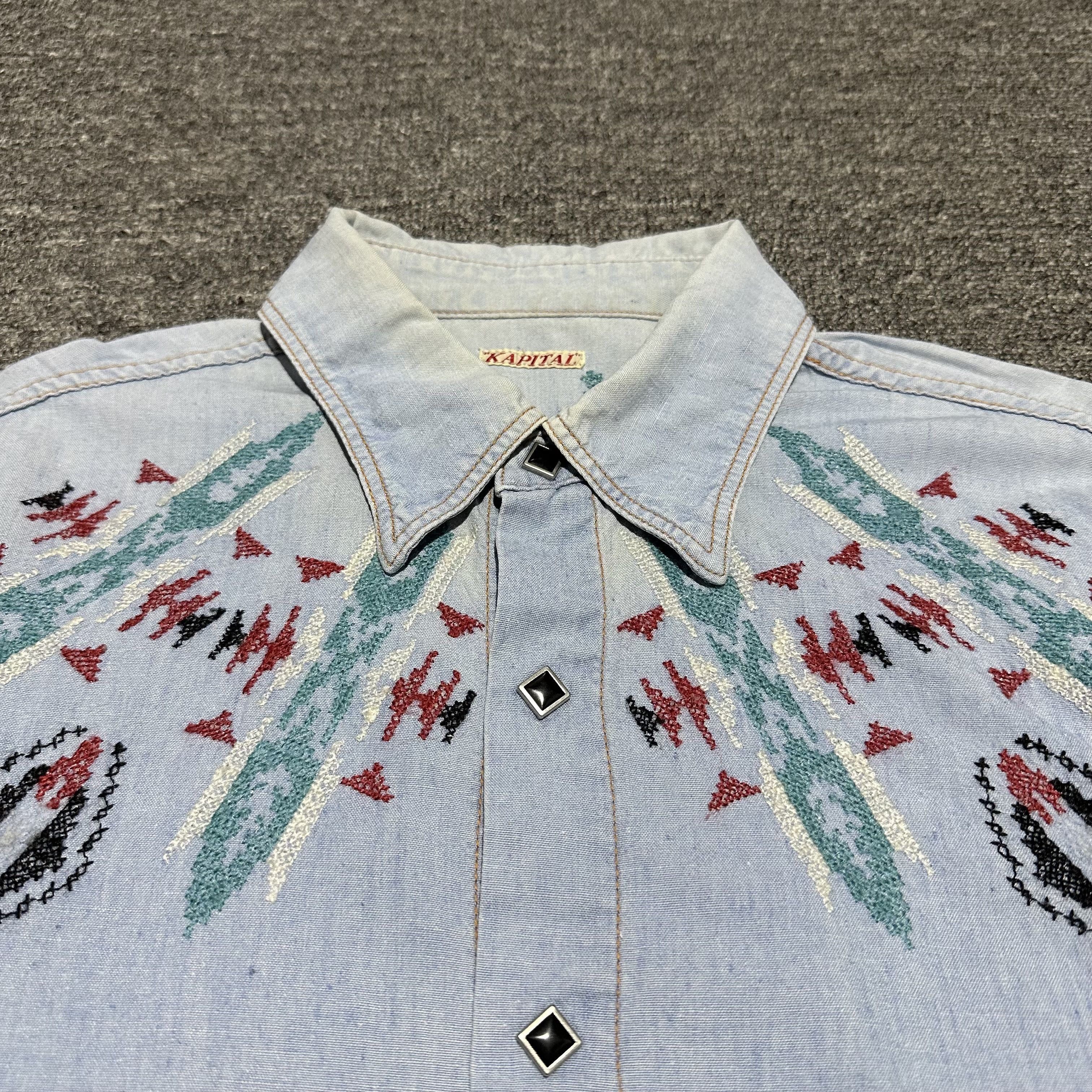 Kapital Kapital Sashiko Shirts Size US M / EU 48-50 / 2 - 3 Thumbnail