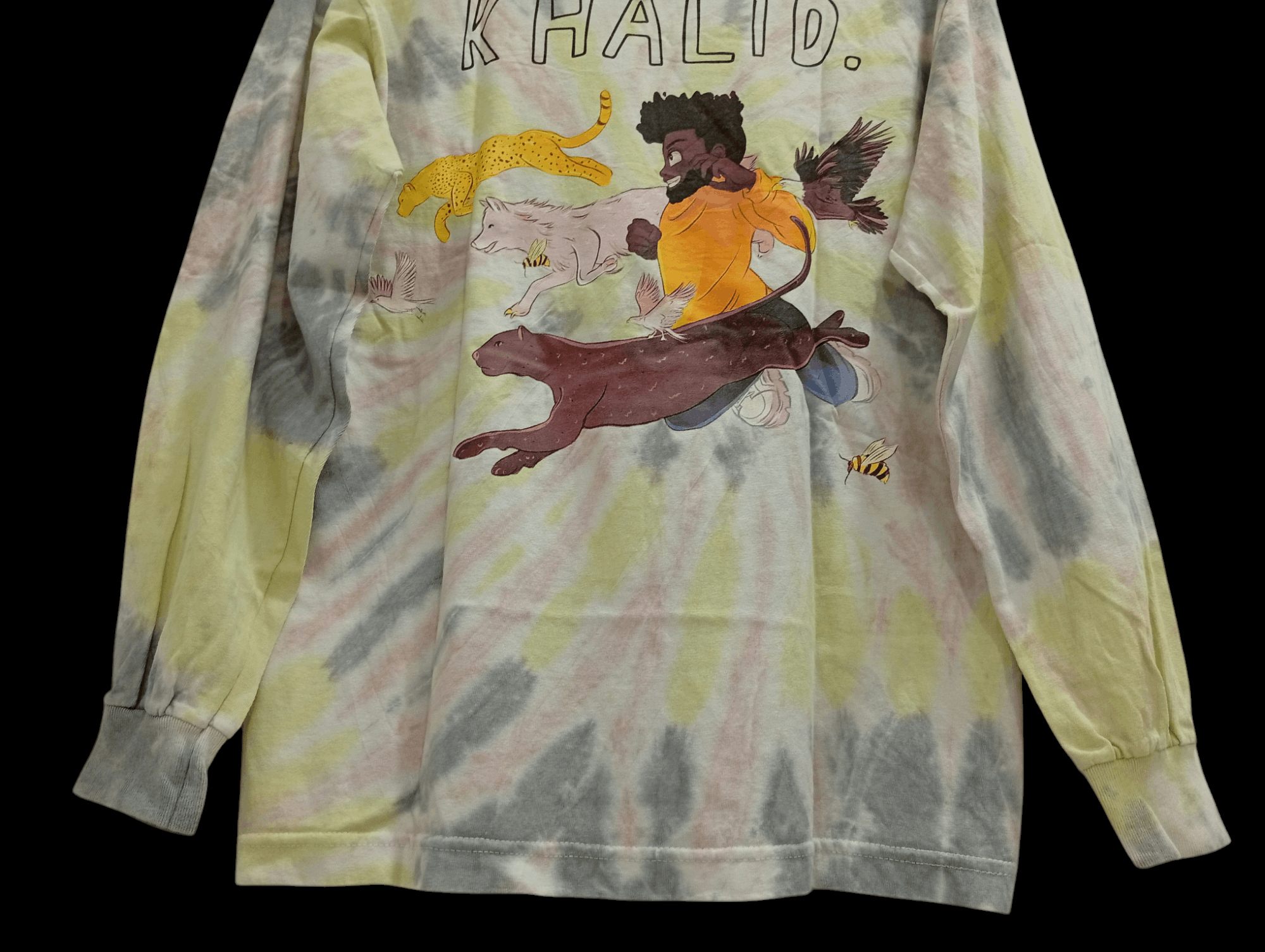 Rap Tees 🔥🔥Khalid Free Spirit 2019 Tour Tye Dye LS T-Shirt Size US M / EU 48-50 / 2 - 13 Thumbnail