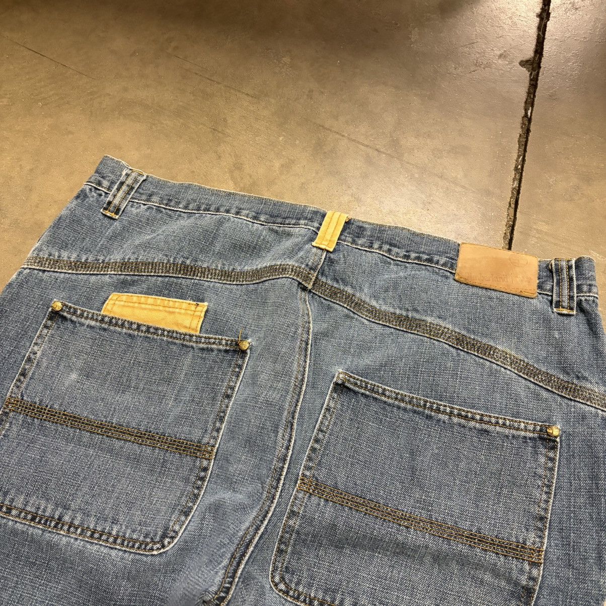 Timberland Vintage Timberland Baggy Denim Jeans Wide Leg Skater Y2K Size US 40 / EU 56 - 12 Thumbnail