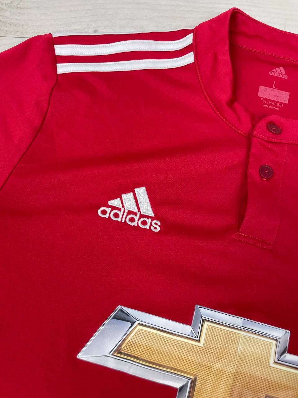 Adidas Adidas Manchester United 2017 2018 Home Shirt Soccer Jersey Size US L / EU 52-54 / 3 - 6 Thumbnail