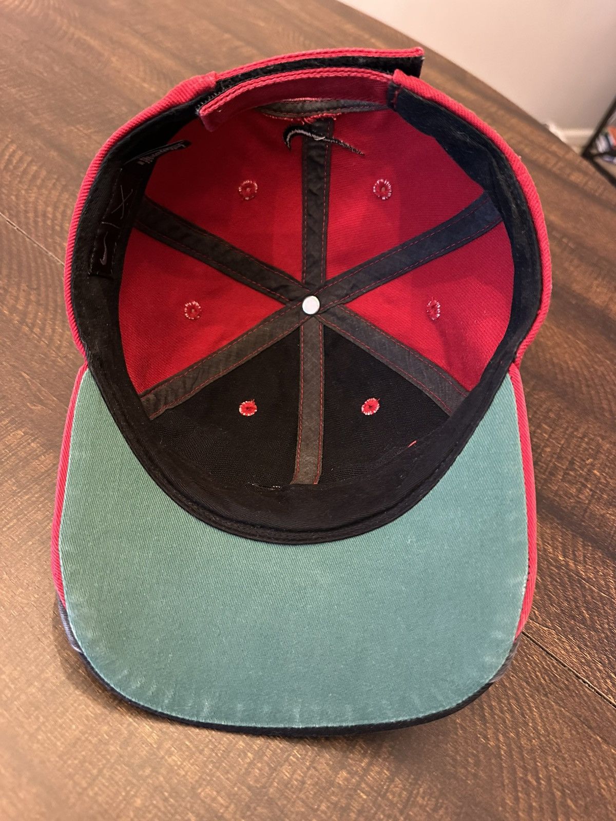 Nike VTG 90s Nike Golf Hat Center Swoosh Strapback Embroidered Size ONE SIZE - 7 Thumbnail