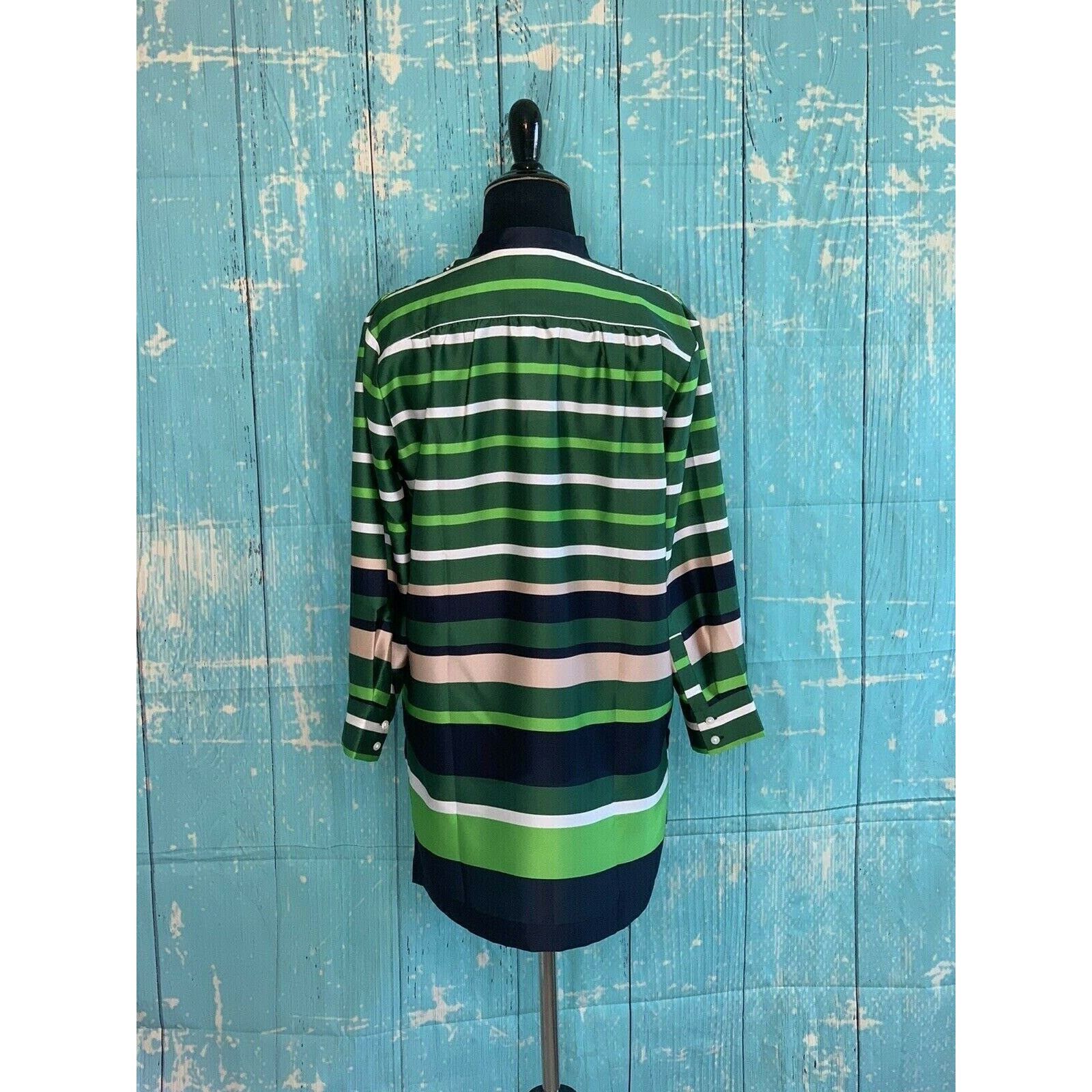 Ann Taylor Ann Taylor Stripes Long sleeve tunic top Size XS Size XS / US 0-2 / IT 36-38 - 2 Thumbnail