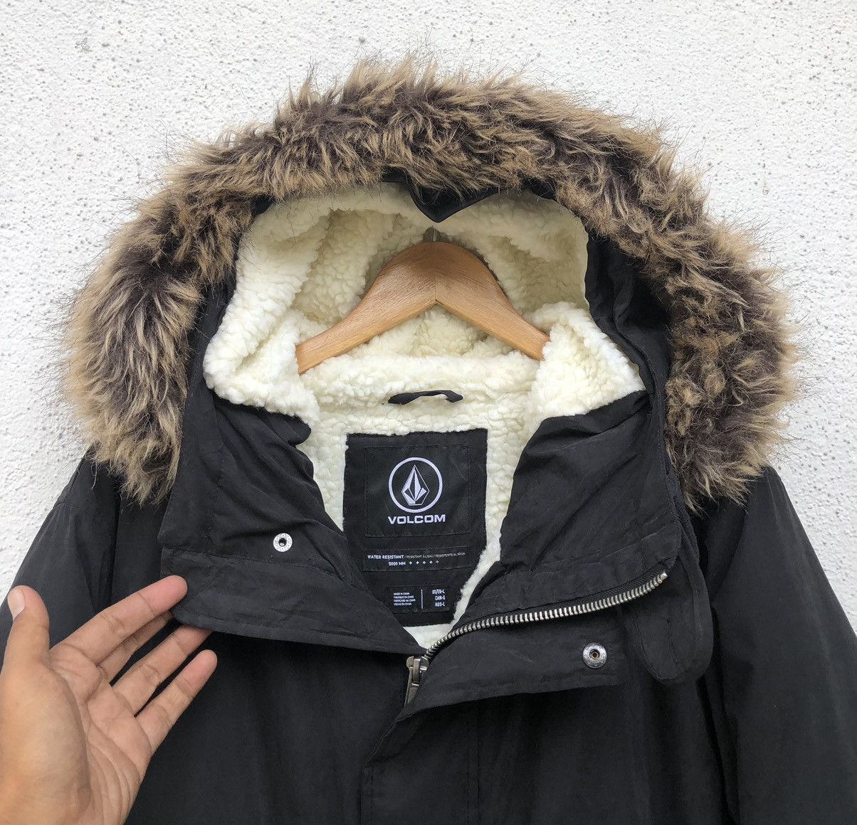 Volcom VOLCOM GOODMAN Lined Fleece Winter Coat Puffer Jacket Size US L / EU 52-54 / 3 - 11 Thumbnail