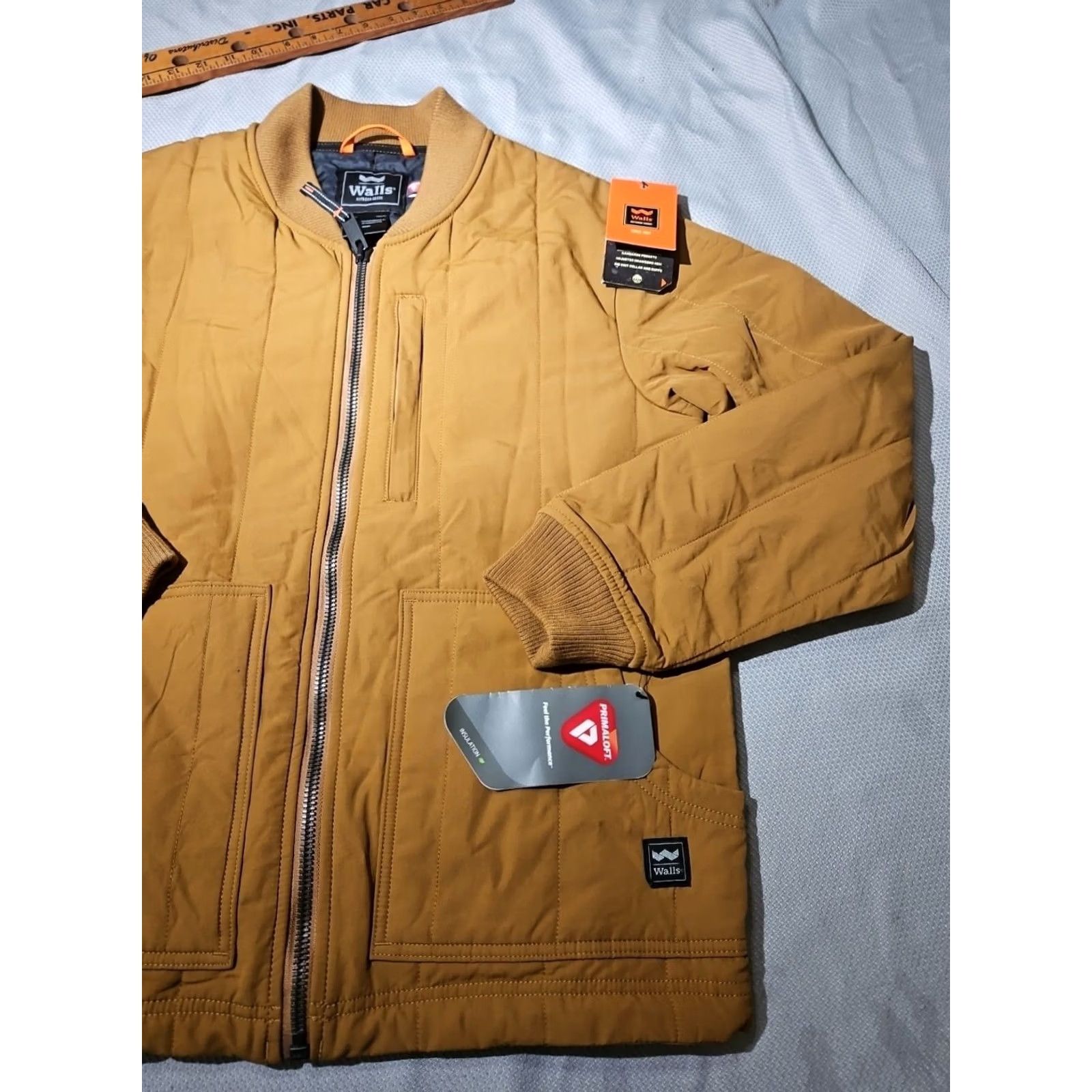 Walls Walls Jacket Mens M Beige Nwt Bristlecone Driftwood Puffer Primaloft Full Zip Size US M / EU 48-50 / 2 - 3 Thumbnail
