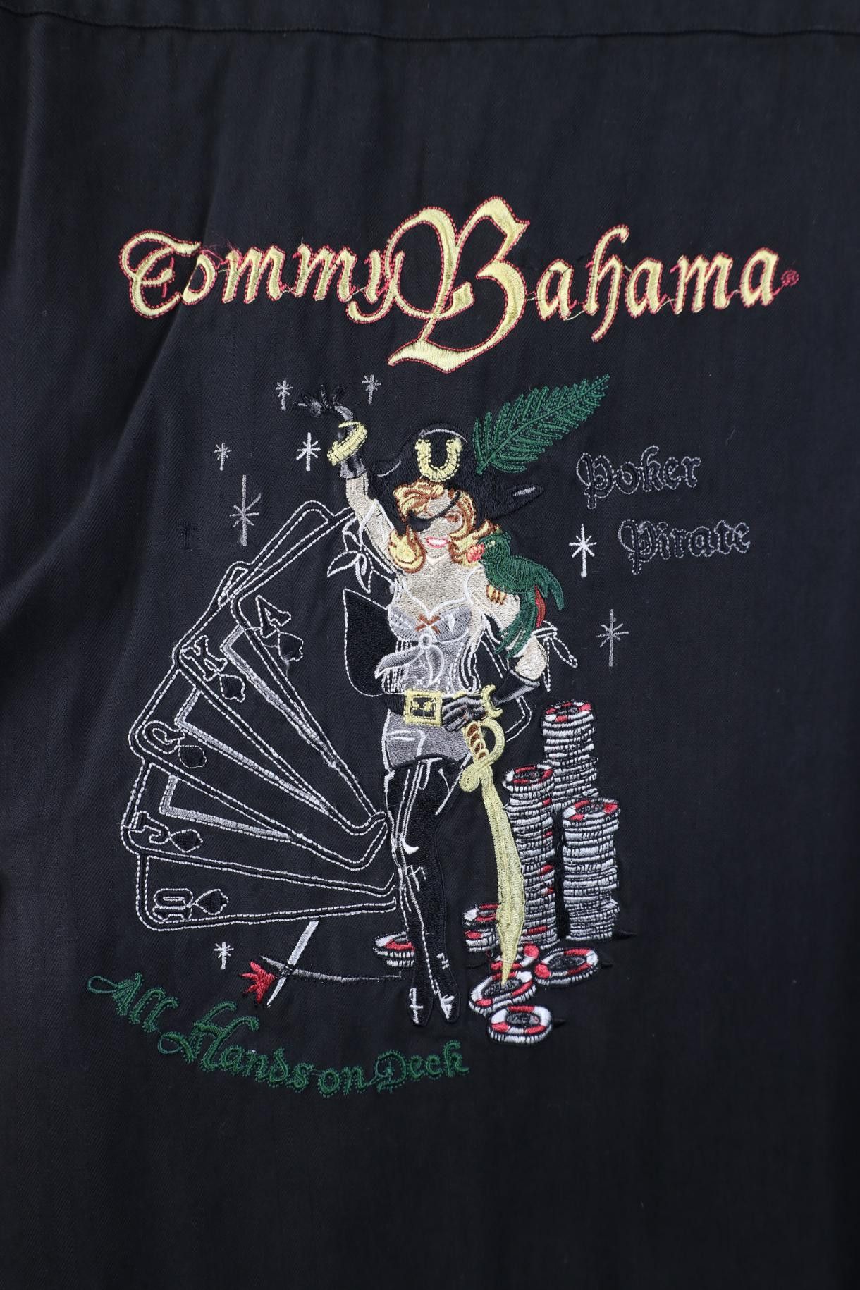 Tommy Bahama Vintage Tommy Bahama Pirate Poker Looped Collar Button Shirt Size US M / EU 48-50 / 2 - 13 Thumbnail
