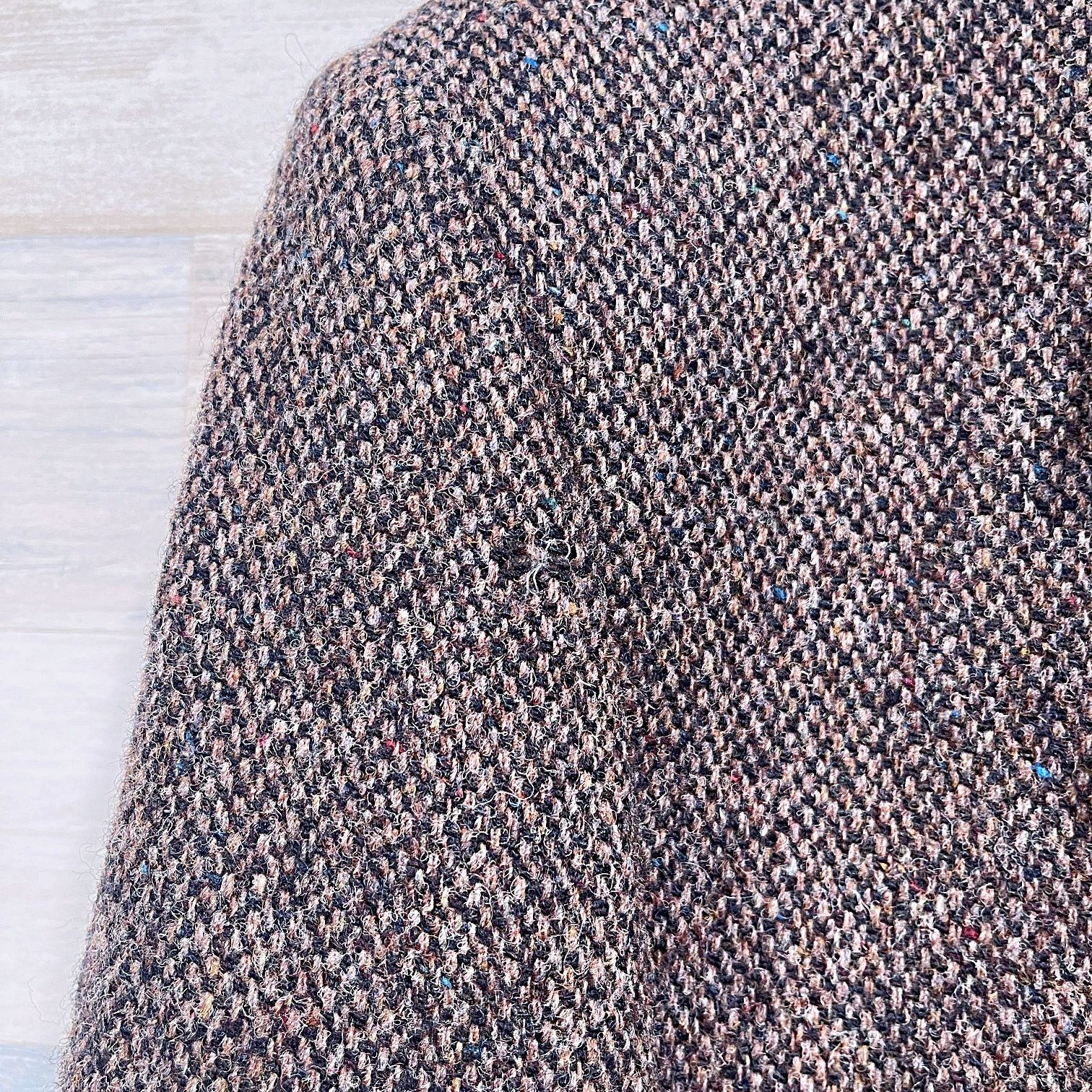 Harris Tweed × Vintage Harris Tweed Scottish Wool Sport Coat Brown Plaid USA 42 Size 42R - 3 Thumbnail
