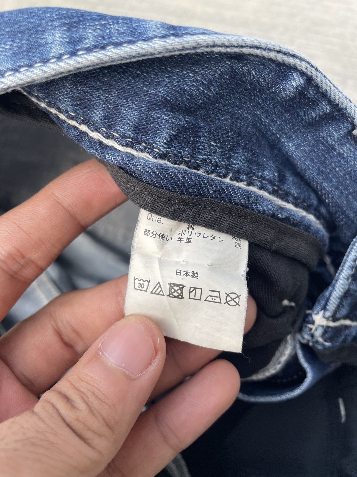 Japanese Brand 2000s JAPANESE BRAND BLACK BY VANQUISH J CUT SKINNY Size US 29 - 4 Thumbnail