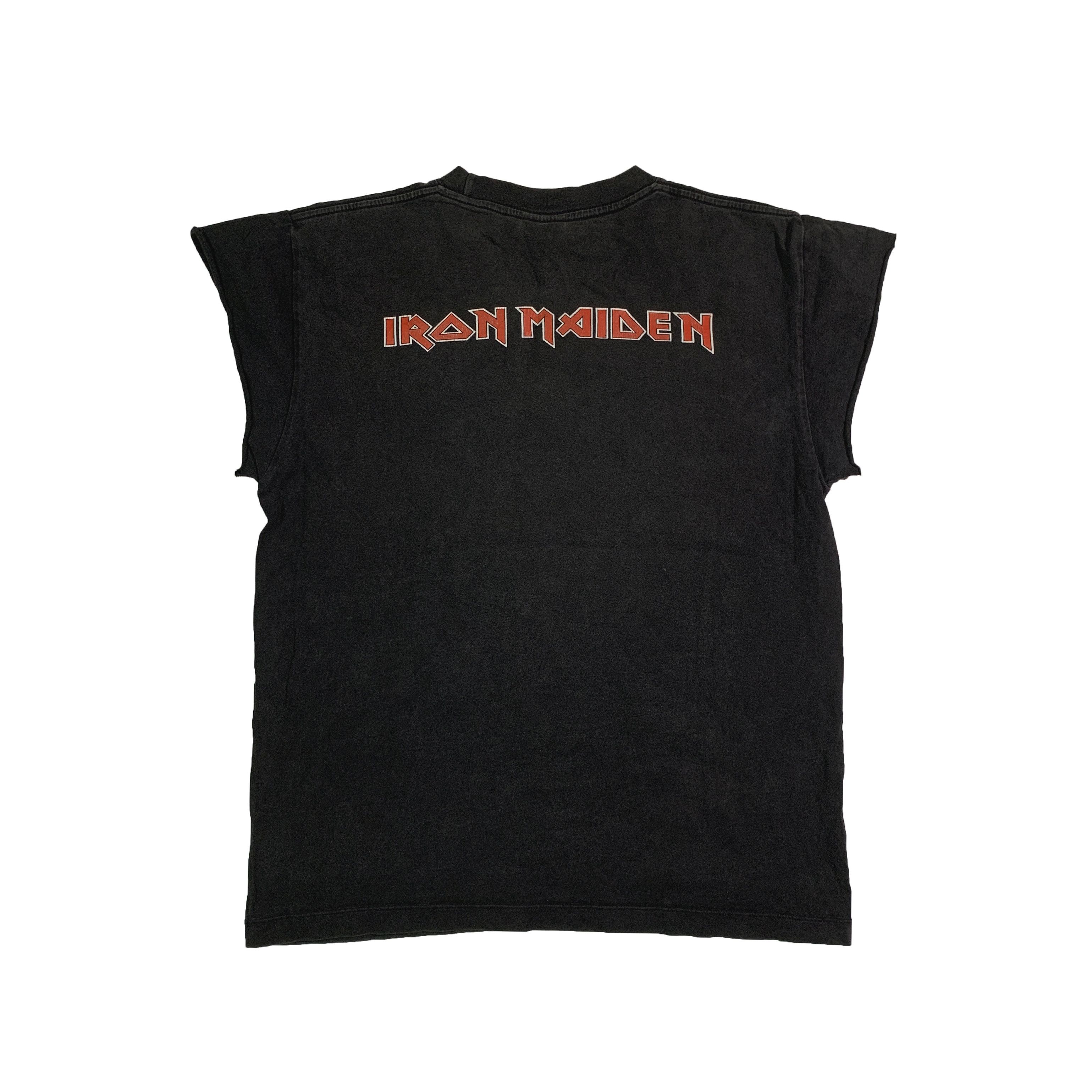 Band Tees × Iron Maiden × Vintage Vintage Distressed Iron Maiden Killers T-shirt Size US M / EU 48-50 / 2 - 2 Thumbnail