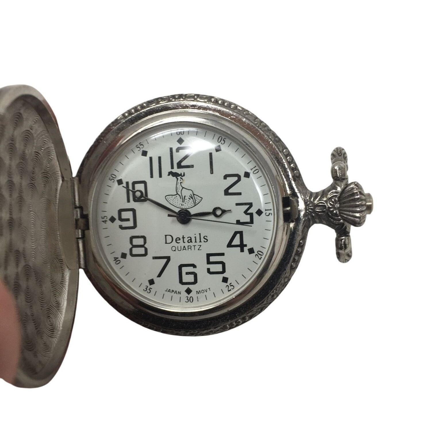 Other Vintage Details Quartz Hunter Pocket Watch with an Elk on th Size ONE SIZE - 3 Thumbnail