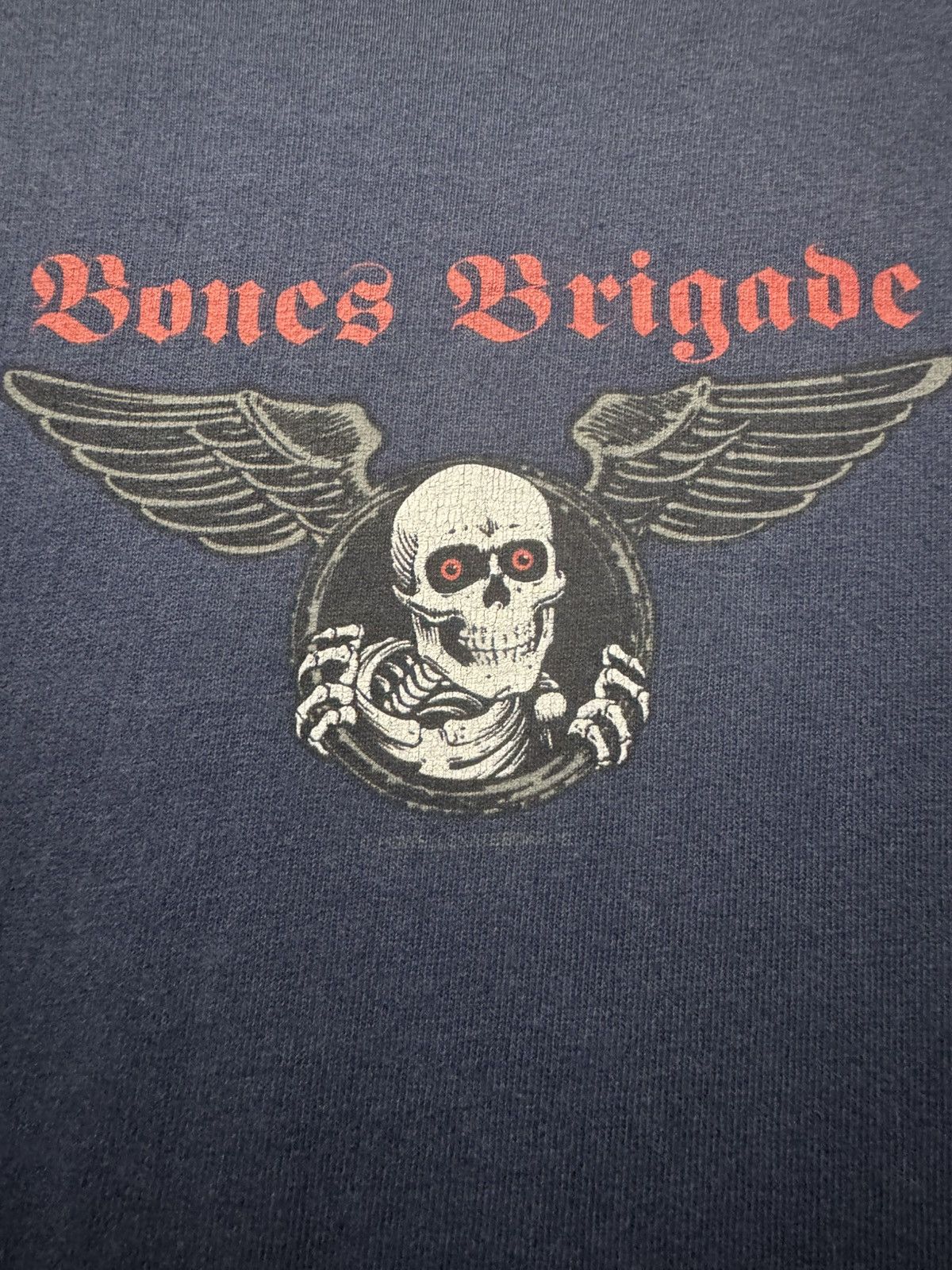 Vintage Vintage 90’s Powell Bones Brigade Skull Centre Back Hit Tee Size US L / EU 52-54 / 3 - 9 Thumbnail