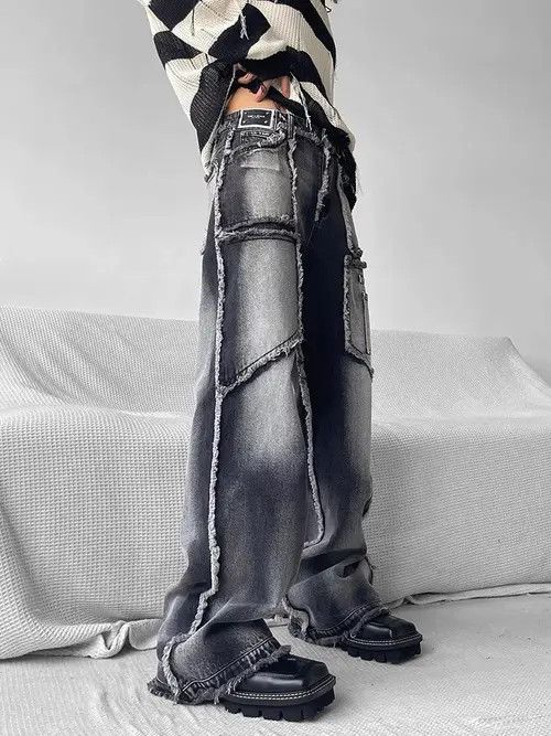 VIBE Retro punk denim pants Size US 31 - 8 Thumbnail