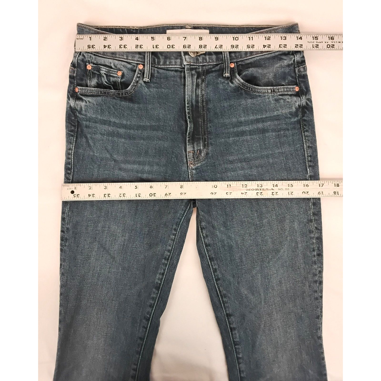 MOTHER Mother The Insider Ankle Jeans Women's Size 27 Medium Wash Size 27" / US 4 / IT 40 - 13 Thumbnail
