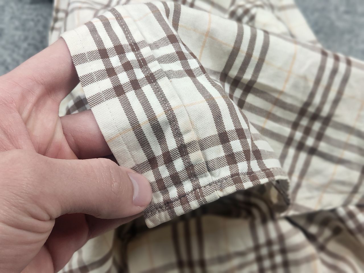 Burberry Burberrys Vintage 90's Nova Check Button long sleeve shirt Size US M / EU 48-50 / 2 - 14 Thumbnail