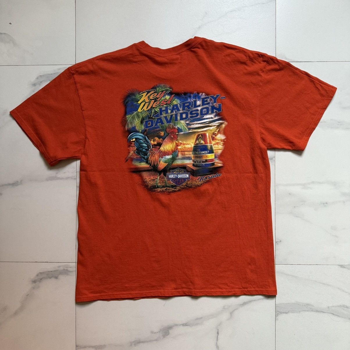 Harley Davidson Haley-Davidson Key West, Florida Tee Size US XL / EU 56 / 4 - 3 Thumbnail