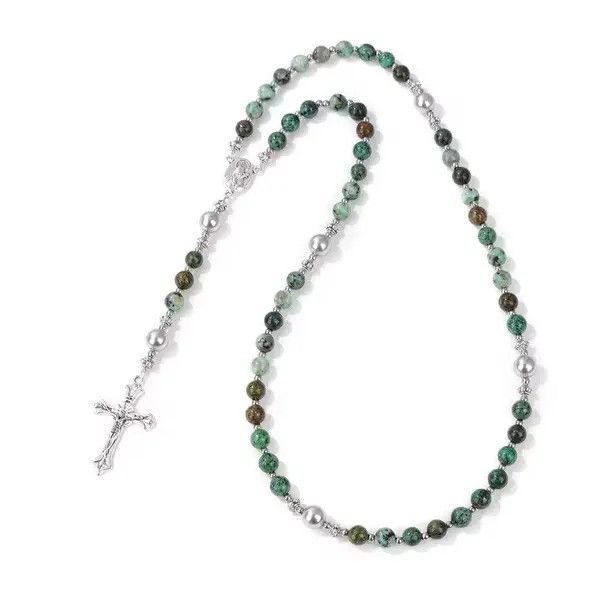 Jewelry Saint Benedict Rosary Necklace Chain Catholic Church Jesus Size ONE SIZE - 5 Thumbnail