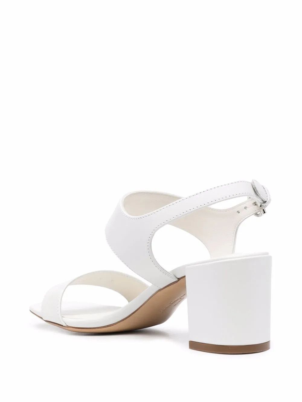 Salvatore Ferragamo o1y0426 Slingback Sandals in White Size US 6.5 / IT 36.5 - 3 Thumbnail
