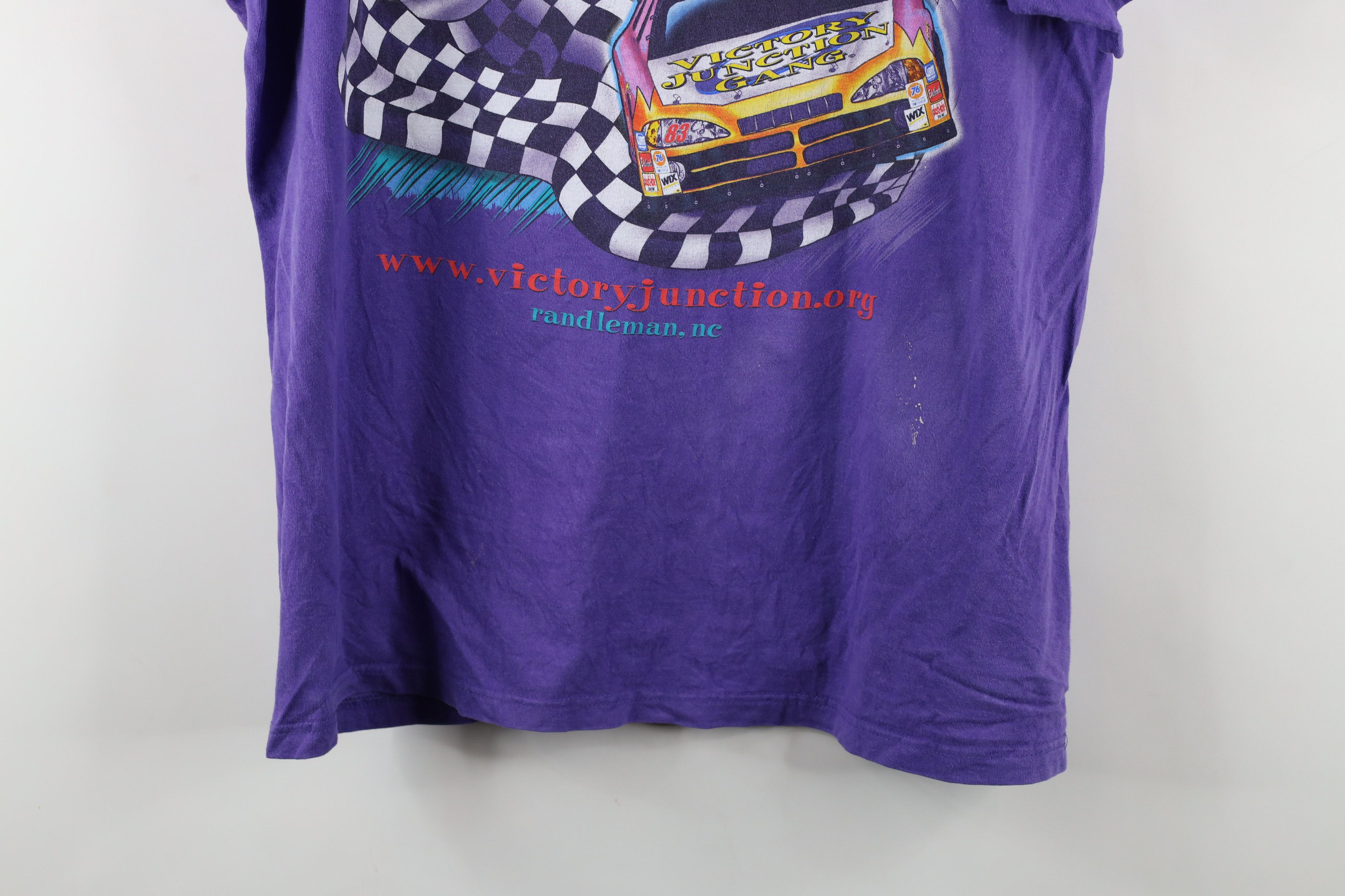 Vintage Vintage Nascar Spell Victory Junction Gang Racing T-Shirt Size US L / EU 52-54 / 3 - 14 Thumbnail