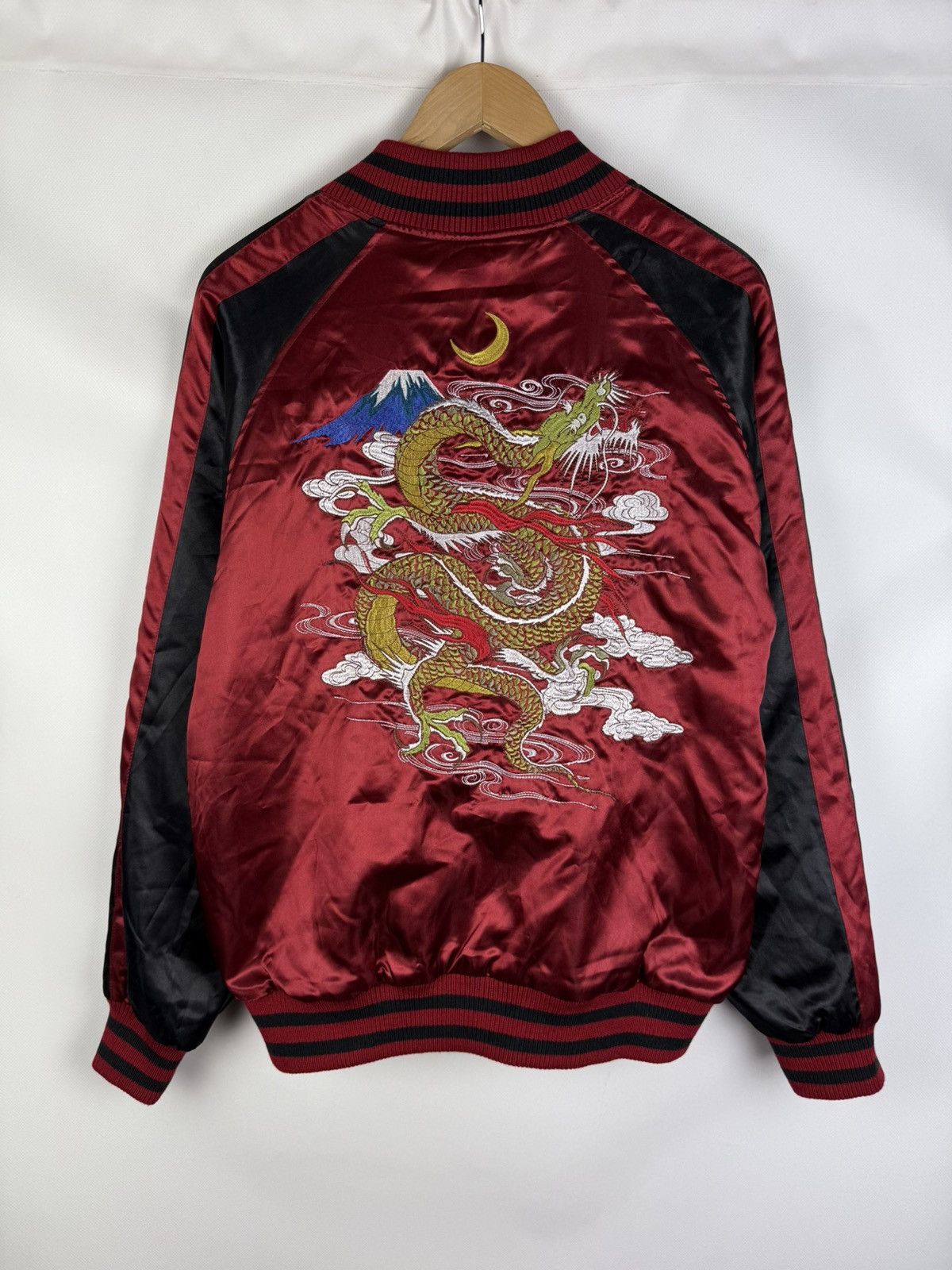 Japanese Brand YDU Co Men’s Japanese Embroidered Bomber Jacket Size L Size US L / EU 52-54 / 3 - 16 Thumbnail