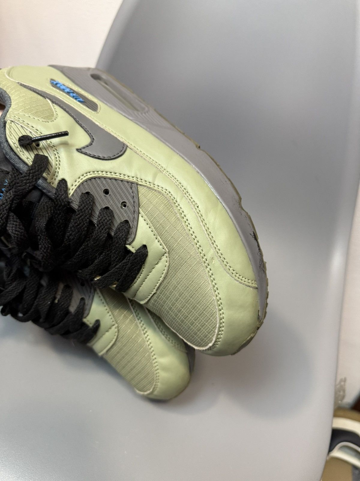 Nike Vintage Nike Air Max 90 Green Size US 8 / EU 41 - 7 Thumbnail