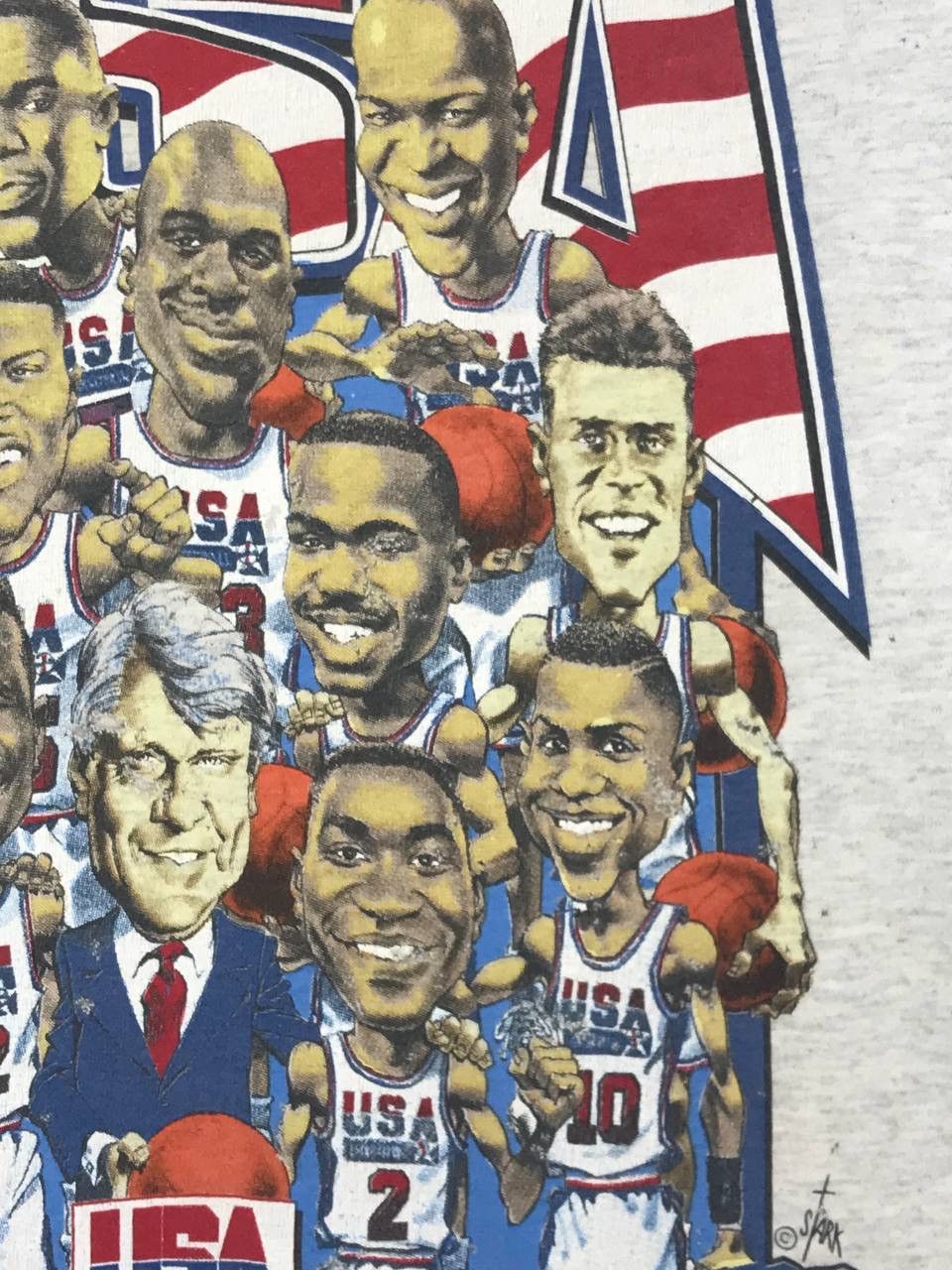 NBA × Salem Sportswear × Vintage Vintage rare Dream Team Basketball USA 1994 Shaquille O’Neil Size US M / EU 48-50 / 2 - 4 Thumbnail