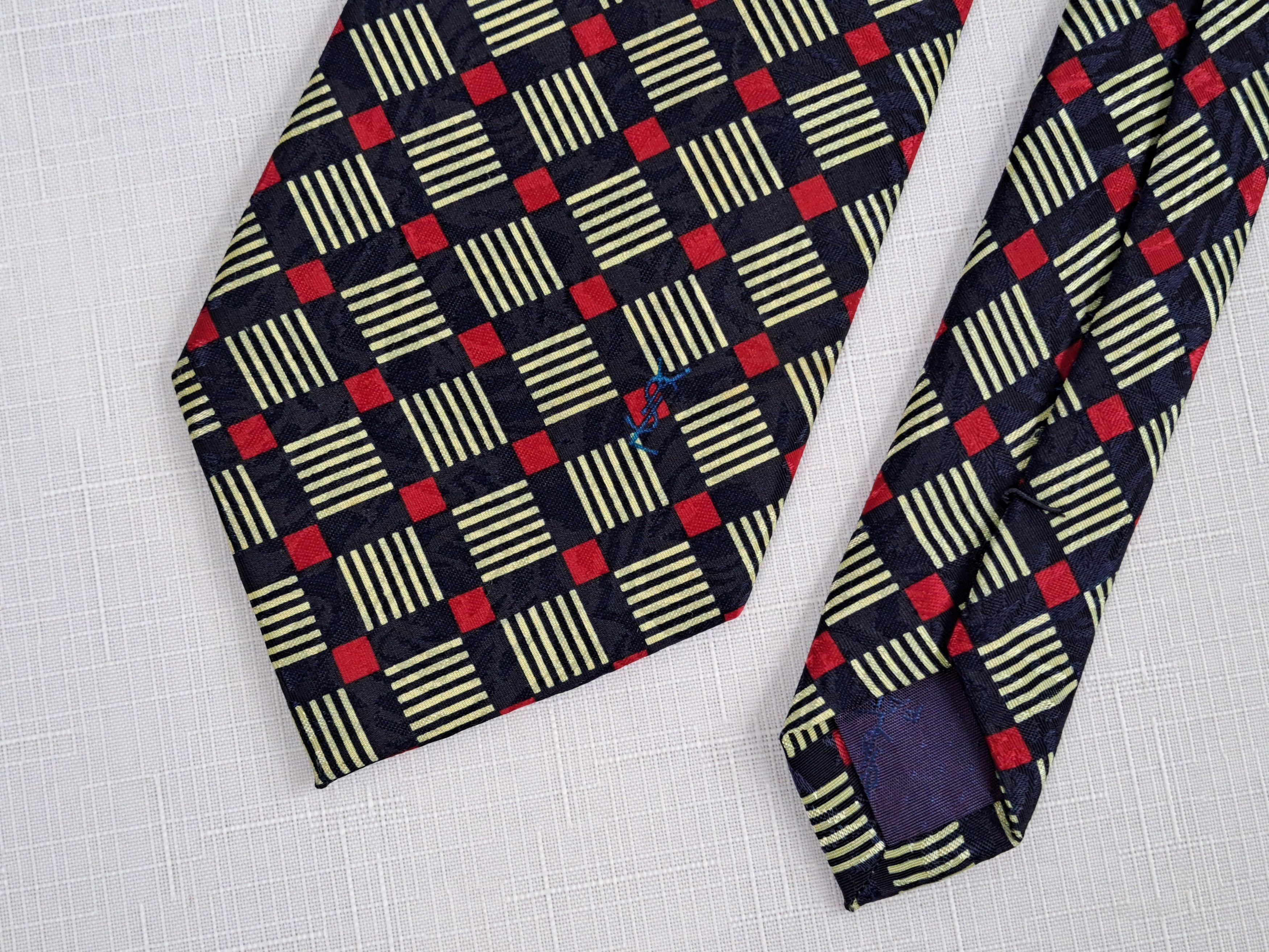 Vintage × Yves Saint Laurent Vintage YVES SAINT LAURENT silk Tie. Size ONE SIZE - 7 Thumbnail