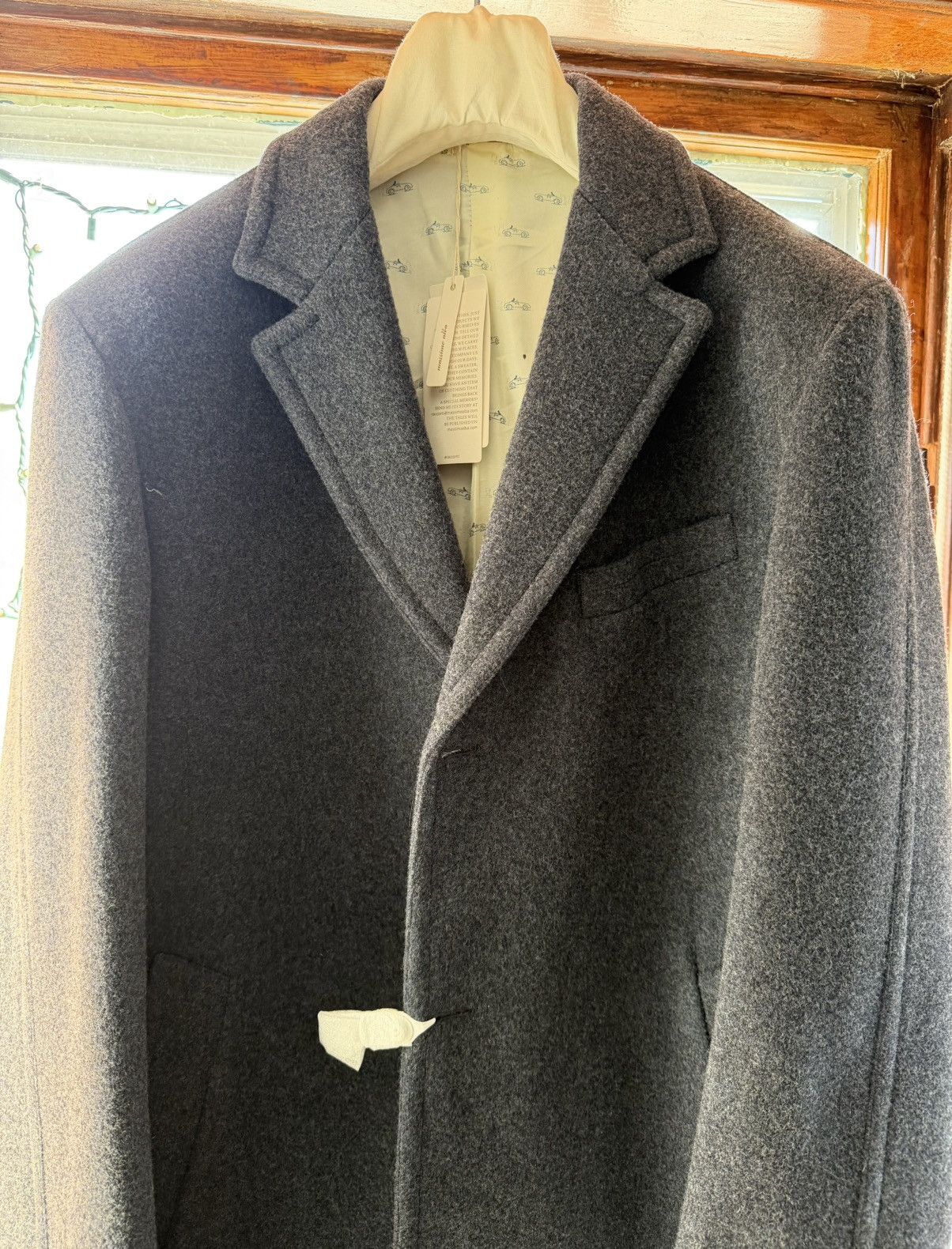 Massimo Alba $2.2K slate-blue wool coat, IT50, made in Italy Size US M / EU 48-50 / 2 - 5 Thumbnail