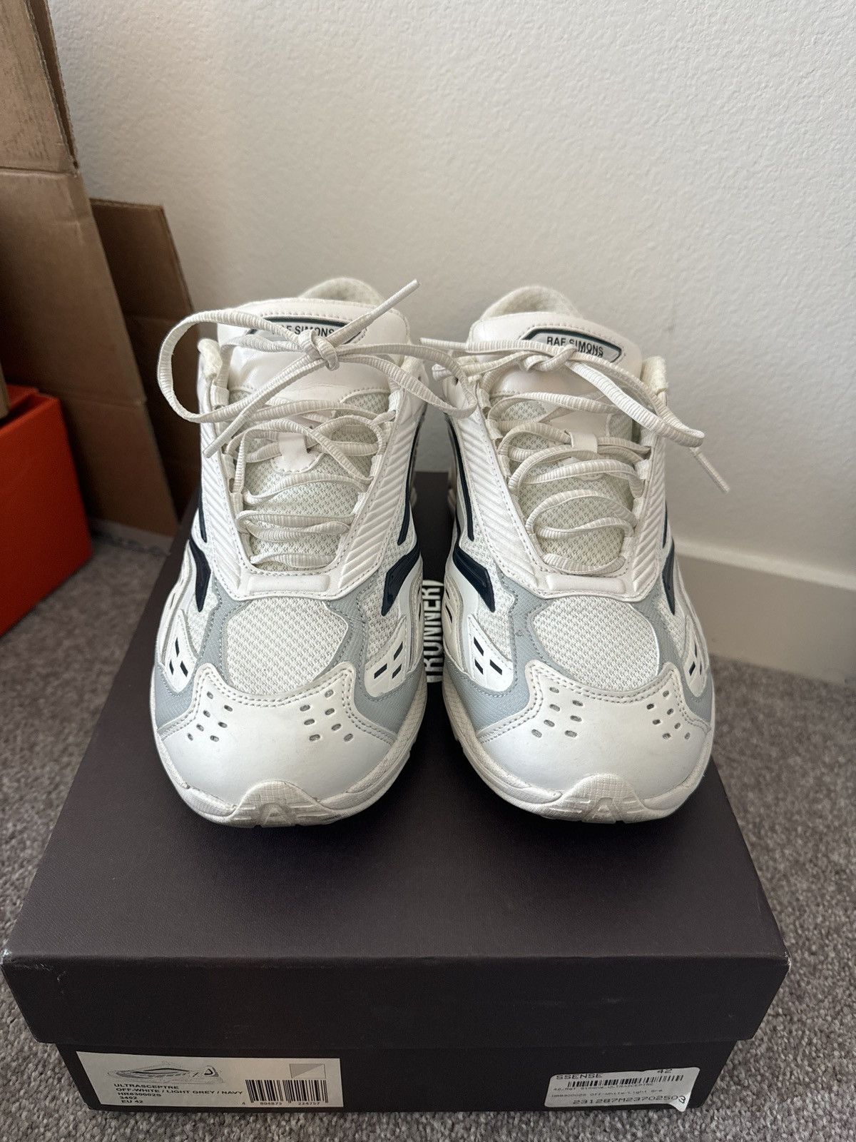 image of Raf Simons Ultrasceptre White Shoes, Men's (Size 9)