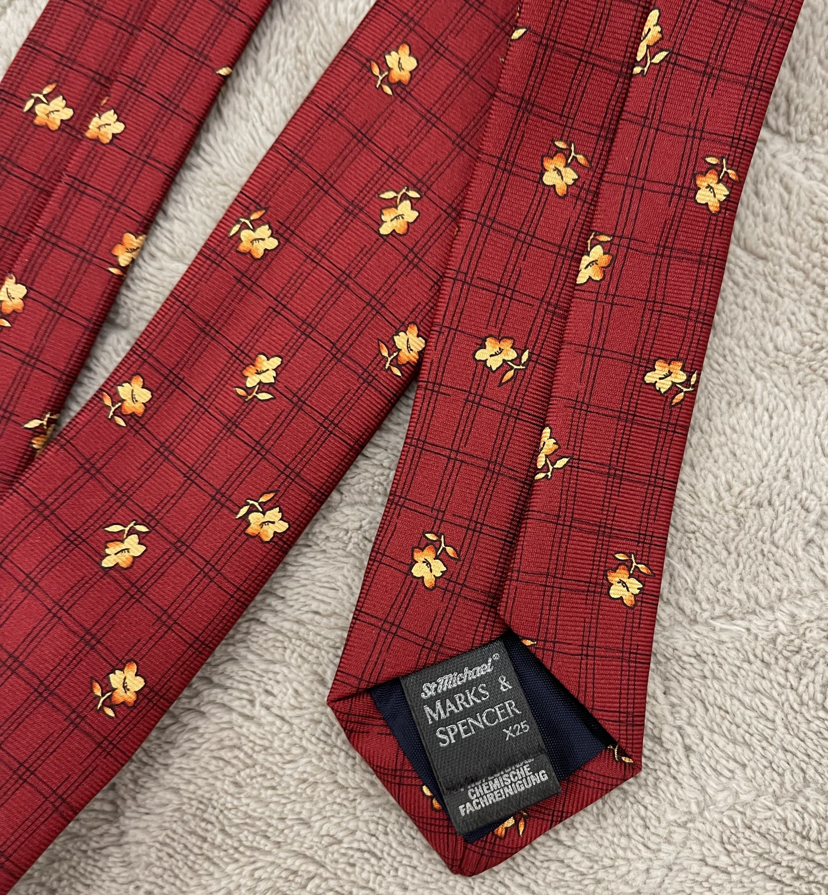 Marks & Spencer MARKS SPENCER Vintage Tie Size ONE SIZE - 4 Thumbnail