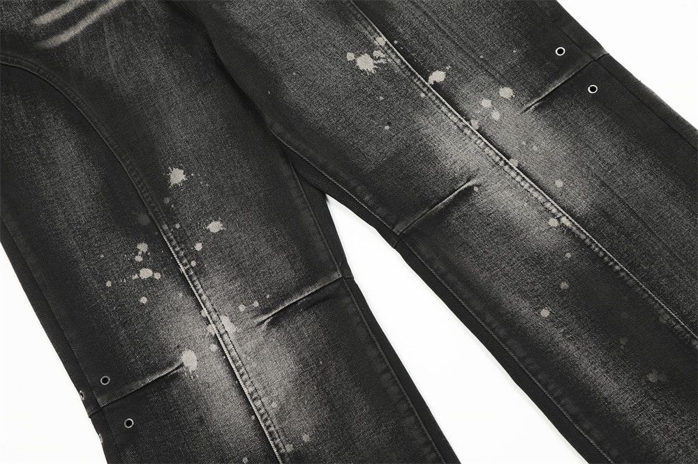 Other Splash Ink Spliced Washed Distressed Jeans Size US 32 / EU 48 - 5 Thumbnail