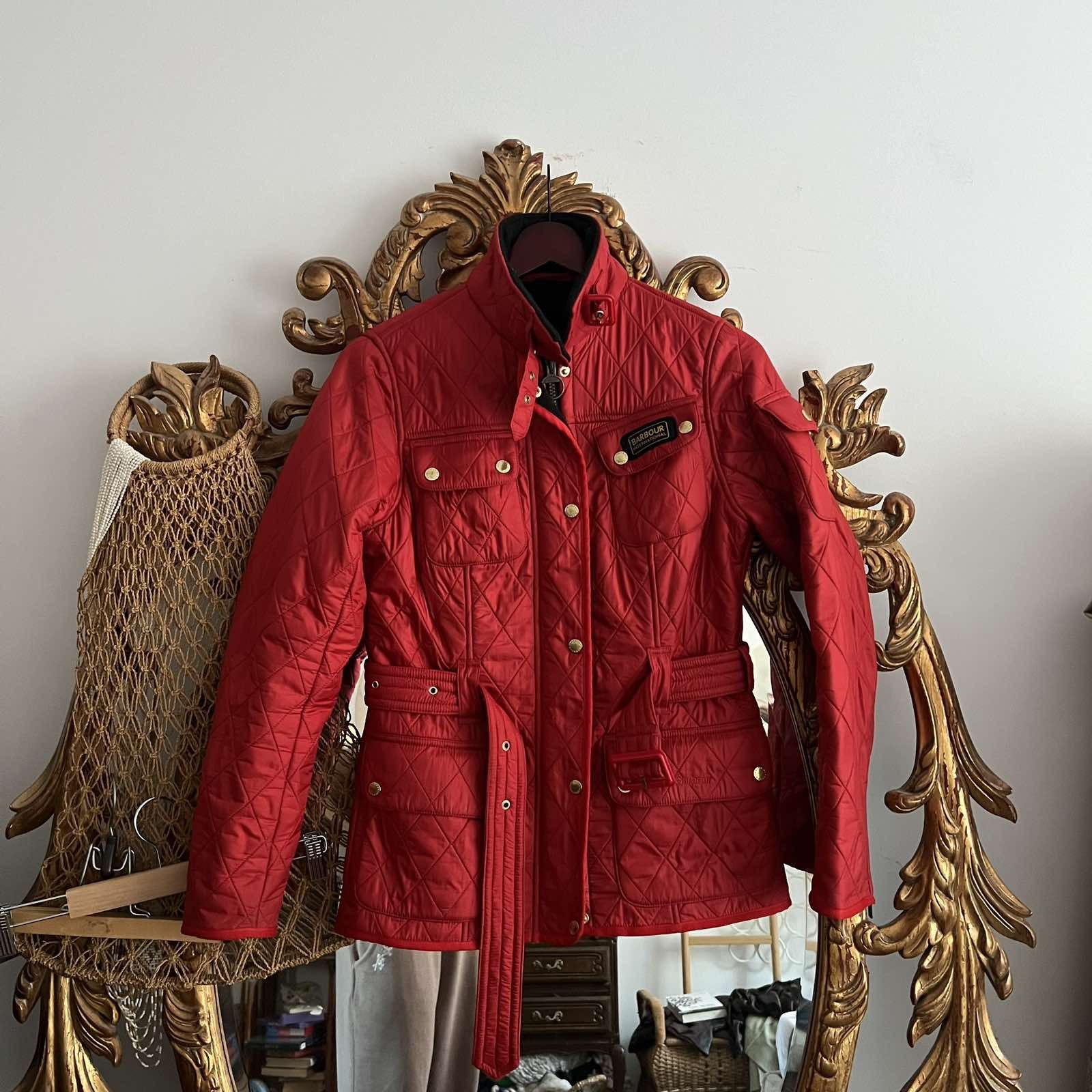 Barbour BARBOUR VINTAGE QUILTED RED JACKET Size M / US 6-8 / IT 42-44 - 1 Thumbnail