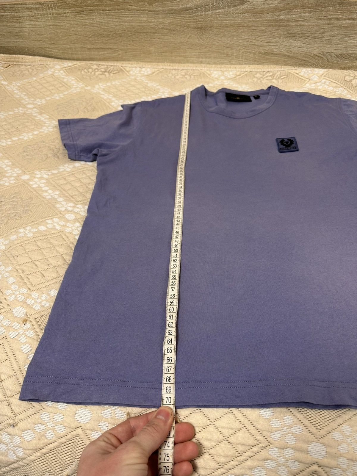Belstaff 🔥 Belstaff Logo Purple T Shirt Faded Washed Y2K Streetwear Size US XL / EU 56 / 4 - 12 Thumbnail