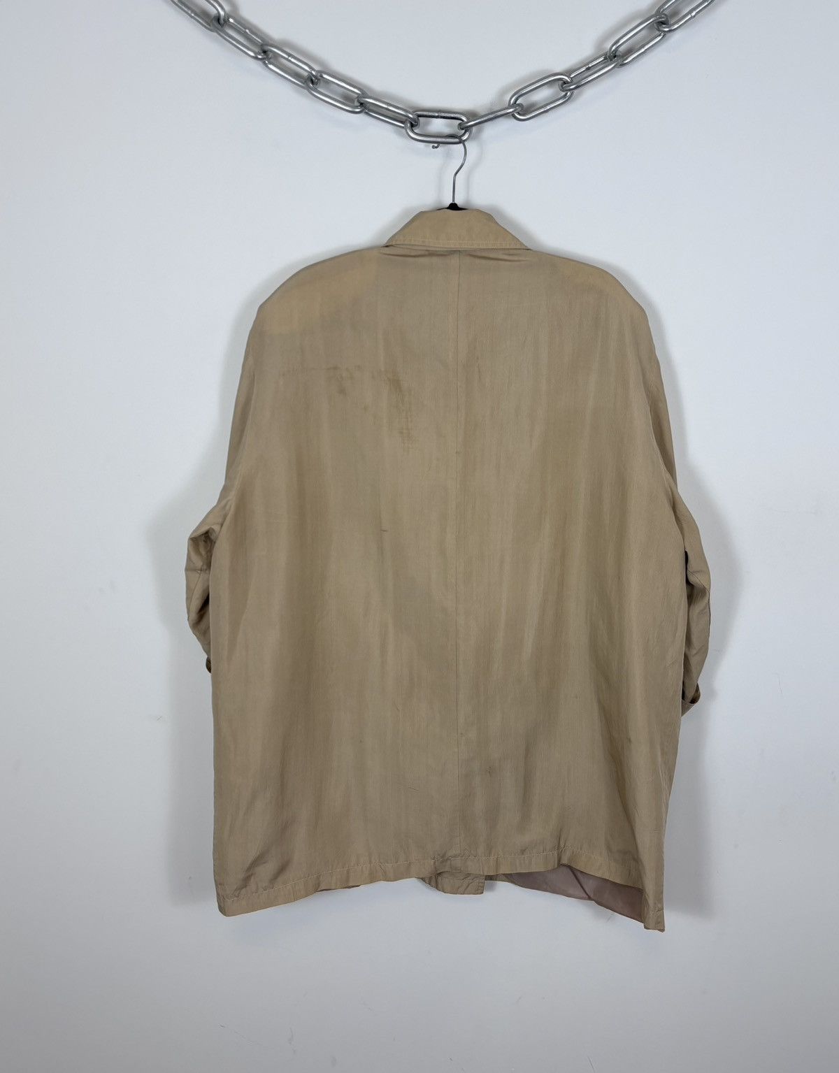 Les Copains Les Copains Sportswear Women’s Double Breasted Silk Coat Size M / US 6-8 / IT 42-44 - 2 Thumbnail