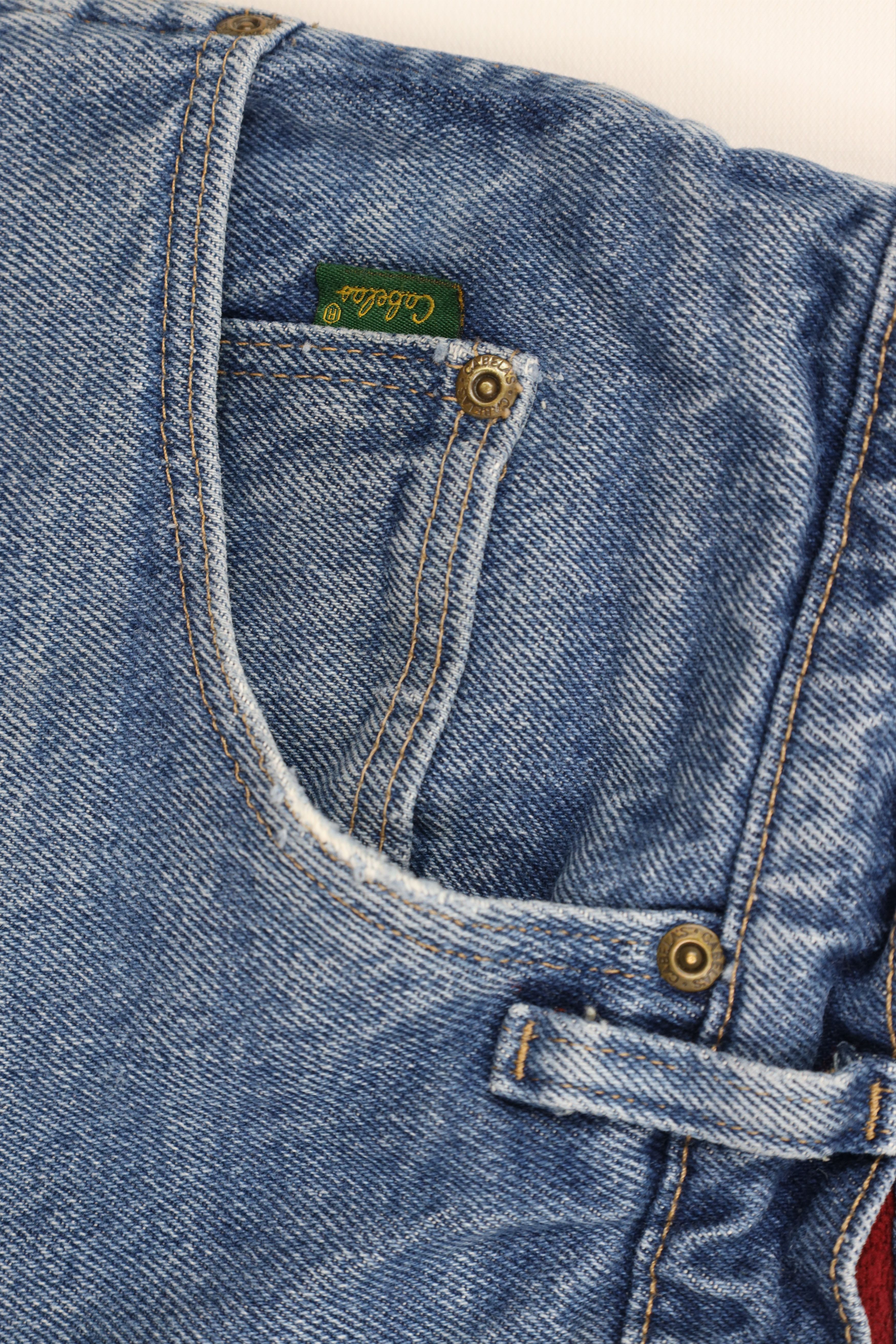 Cabelas × Vintage Vintage Cabelas Fleece Lined Heavyweight Denim Jeans Blue Size US 34 / EU 50 - 9 Thumbnail