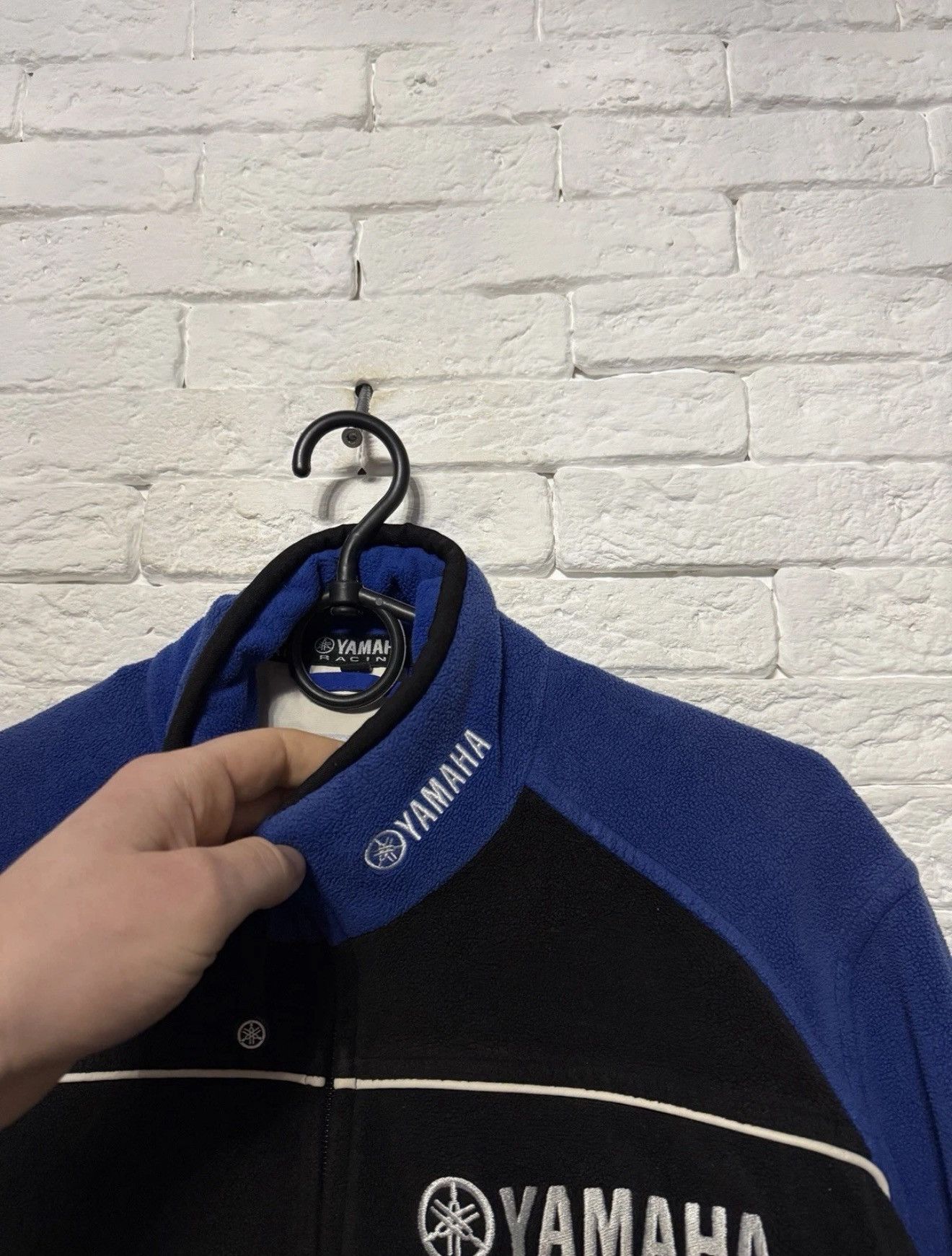 Yamaha Yamaha Racing Paddock Fleece Bomber Jacket Huge Logos Size US L / EU 52-54 / 3 - 3 Thumbnail