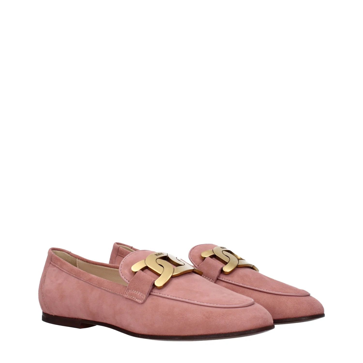 Tod's ob1o1e1224 Suede Loafers in Pink Size US 6 / IT 36 - 2 Thumbnail