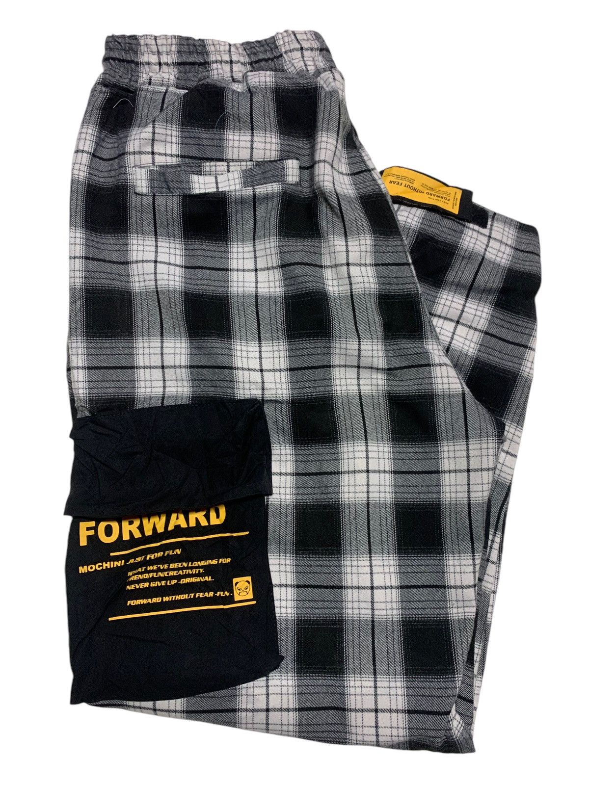 Designer LAMLICHA Korean plaid pants men Size US 34 / EU 50 - 2 Thumbnail