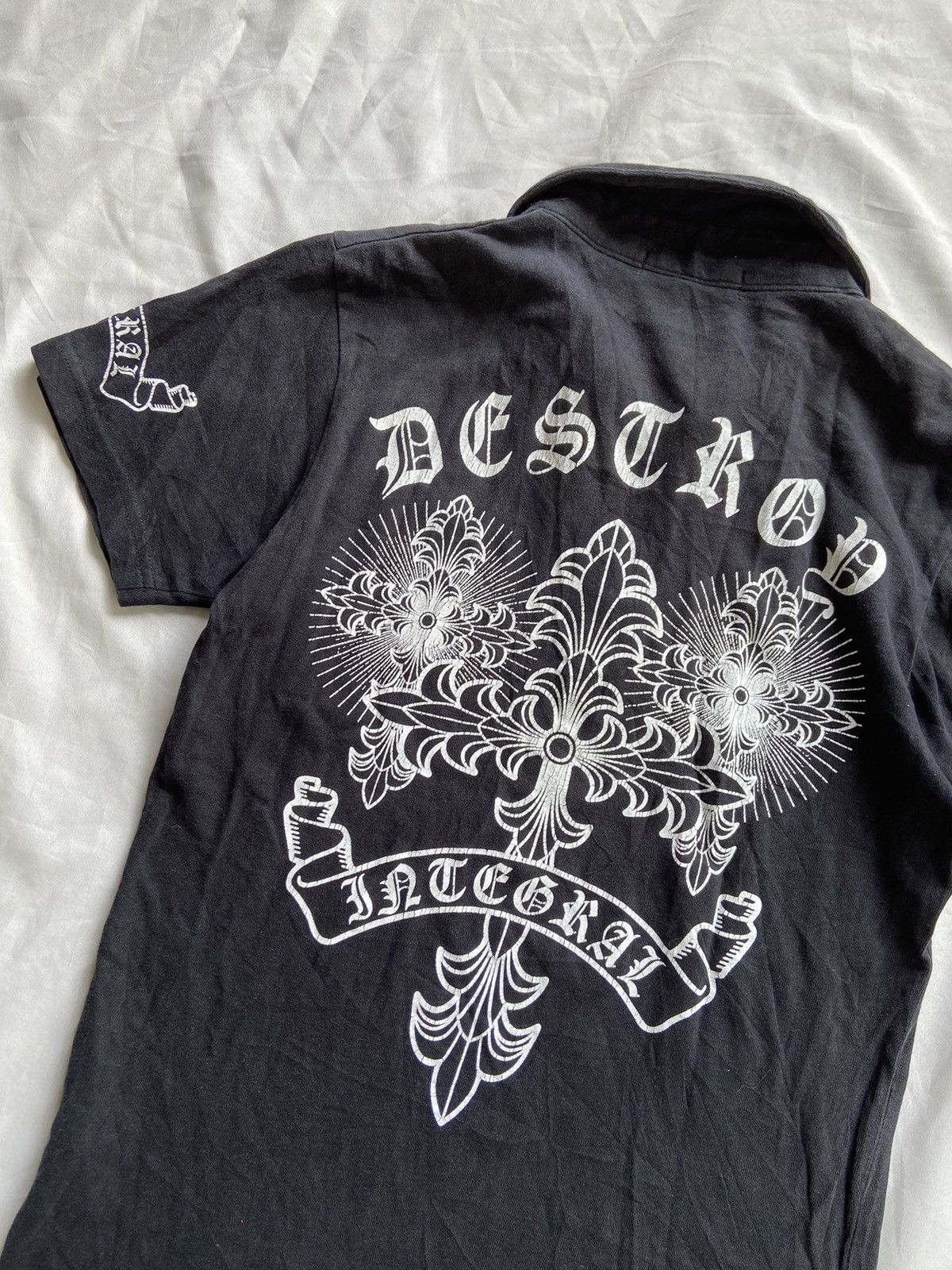 Japanese Brand DETECTIVE STRUCT DESTROY INTEGRAL JAPANESE TEE Size US S / EU 44-46 / 1 - 12 Thumbnail