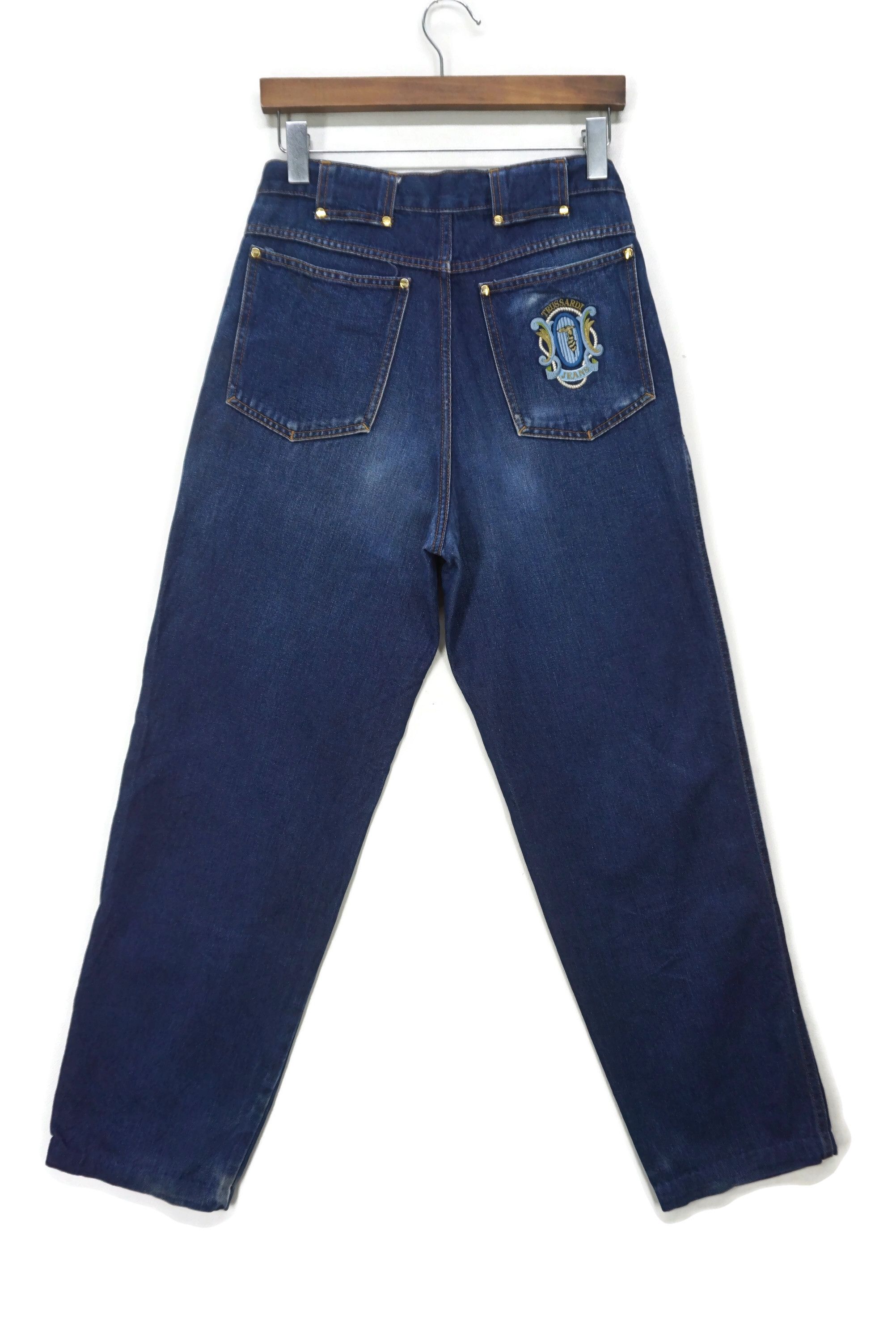 Trussardi Vintage Trussardi Jeans Size W31xL29.5 High-Waisted Denim Size US 31 - 1 Thumbnail