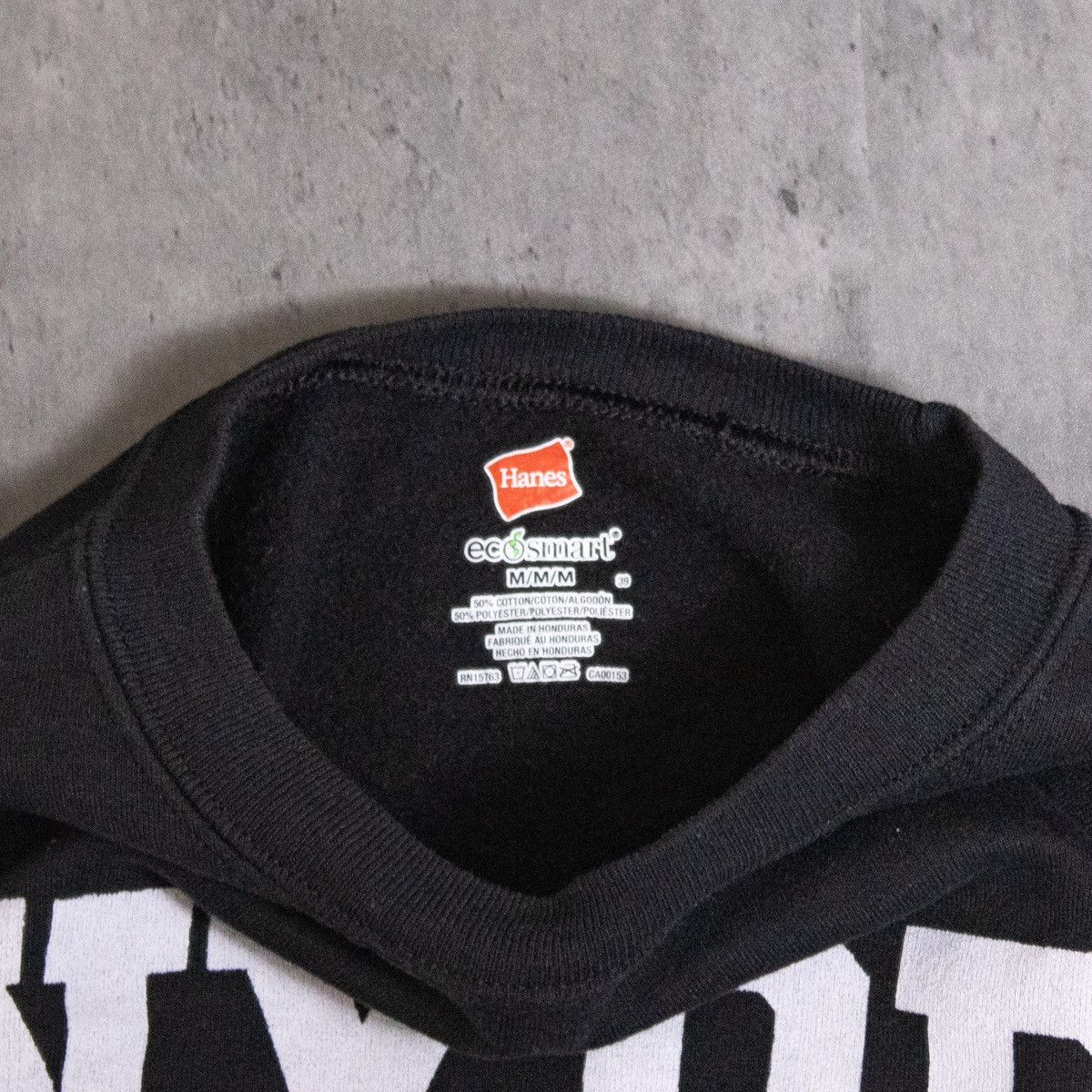 Hanes Hanes NYPD New York Brooklyn Black Boxy Crewneck Sweater Size US L / EU 52-54 / 3 - 7 Thumbnail