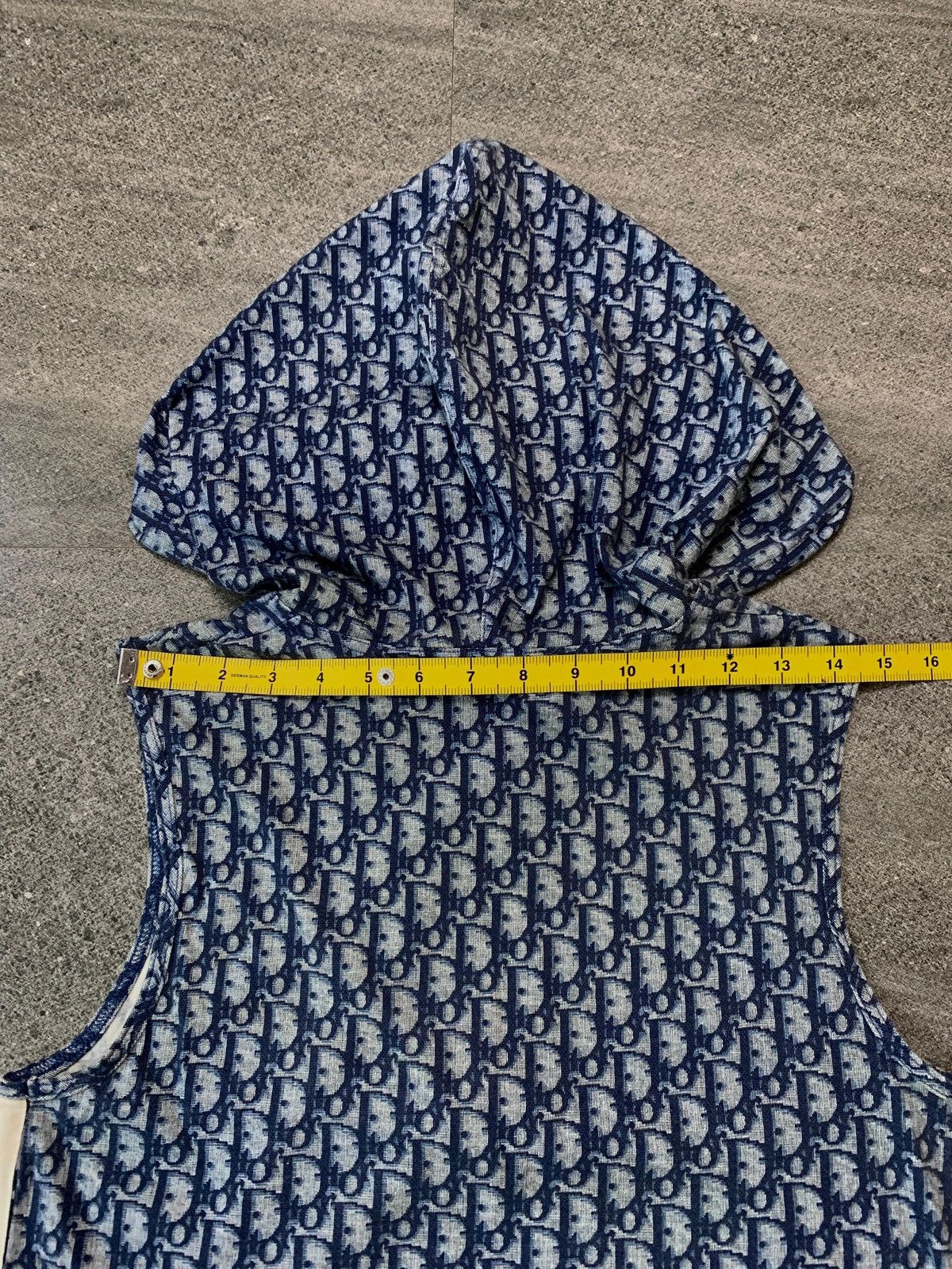 Dior FREE TAX! Monogram Hooded Vest by John Galliano Size M / US 6-8 / IT 42-44 - 14 Thumbnail