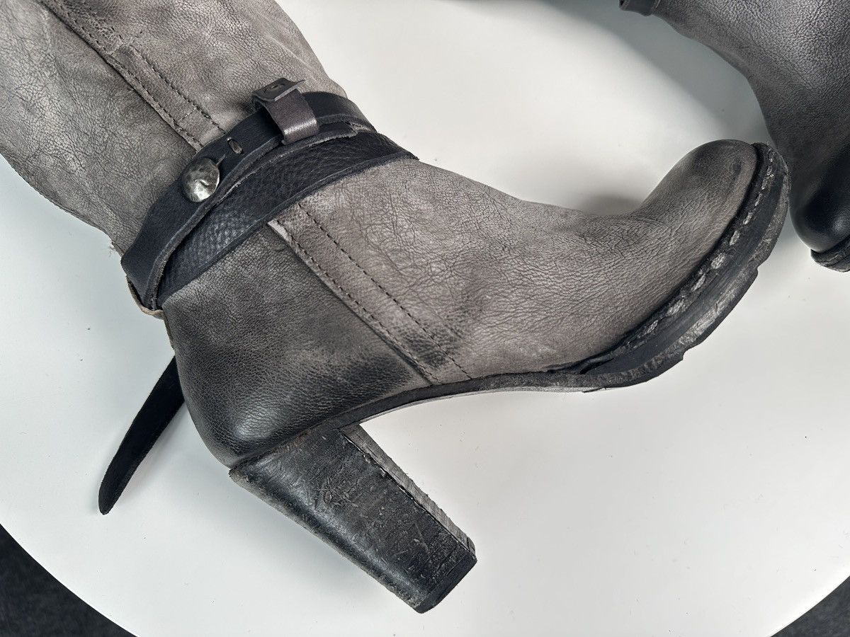 A.S.98 A.S.98 Airstep Leather Tall Boots Biker Boho Buckle Strap Size US 10 / IT 40 - 12 Thumbnail