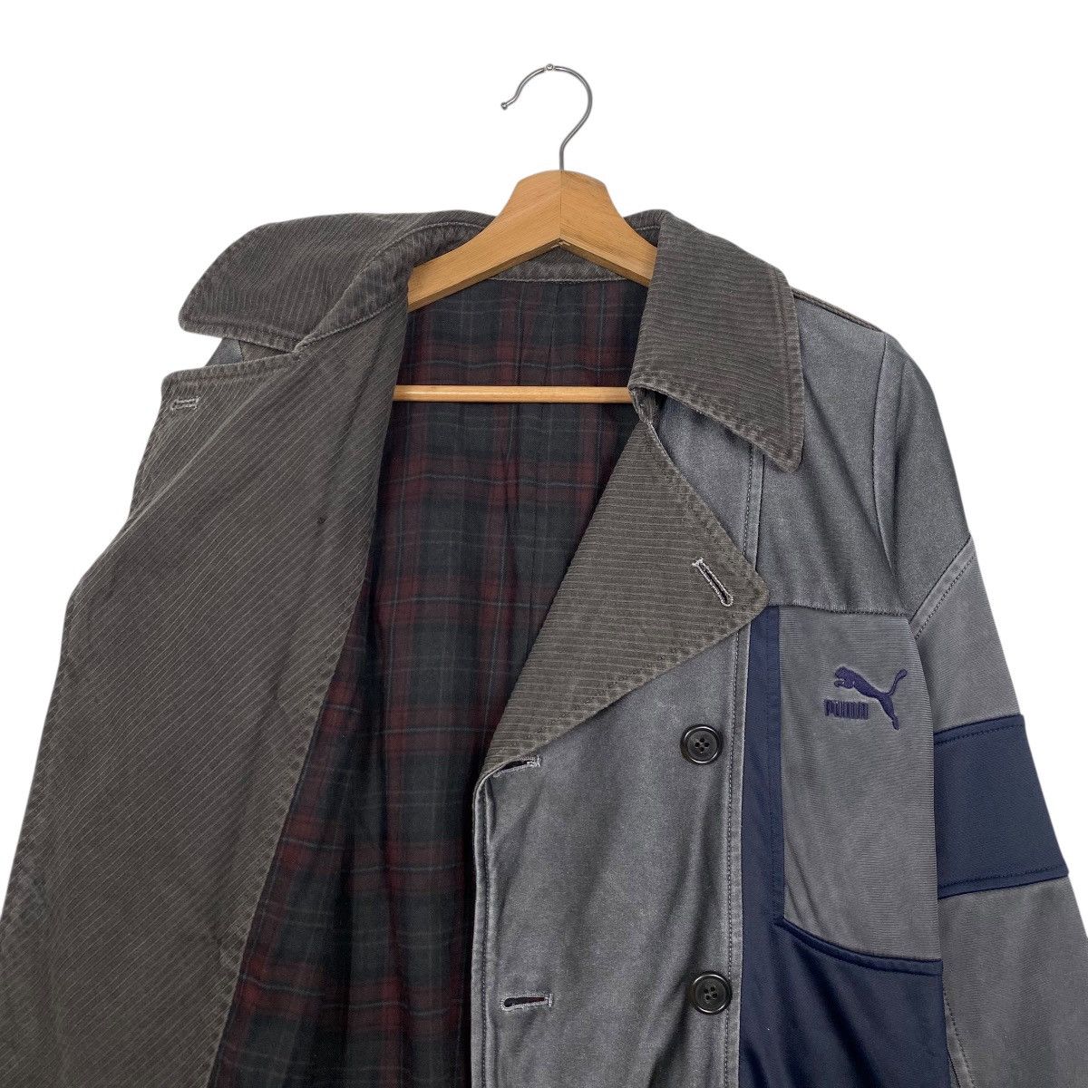 Japanese Brand × Puma Puma double breasted jacket coat Size US S / EU 44-46 / 1 - 10 Thumbnail