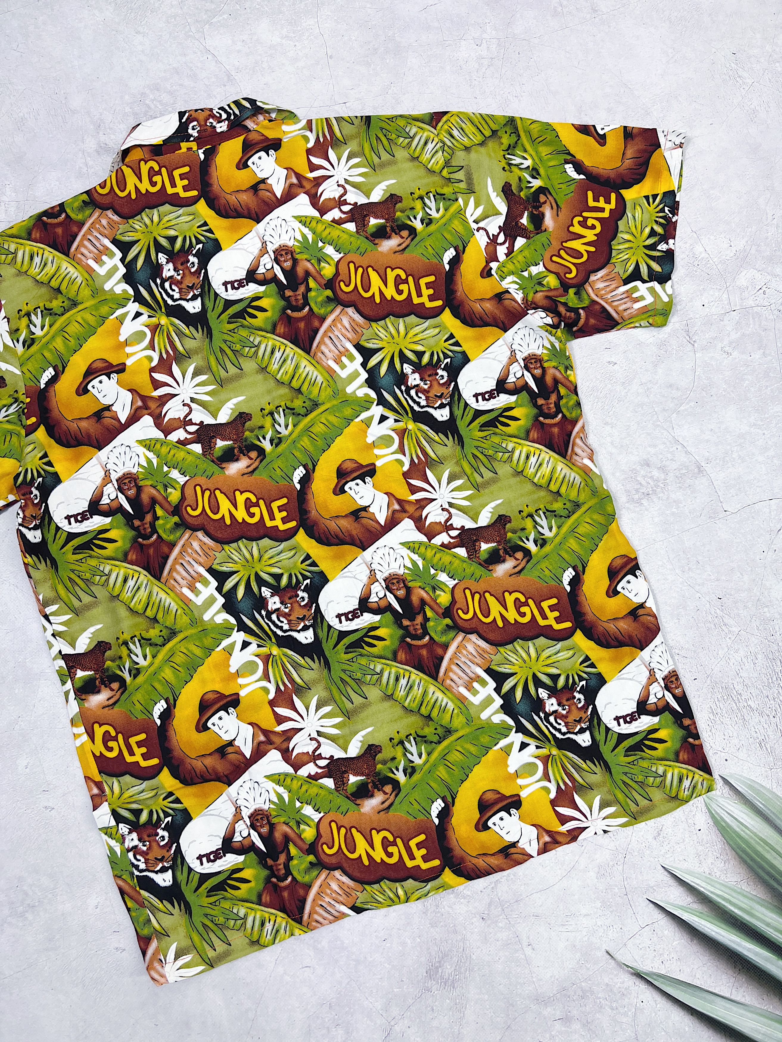 Other Vintage Hawaiian Shirt Jungle Tiger Size US M / EU 48-50 / 2 - 11 Thumbnail