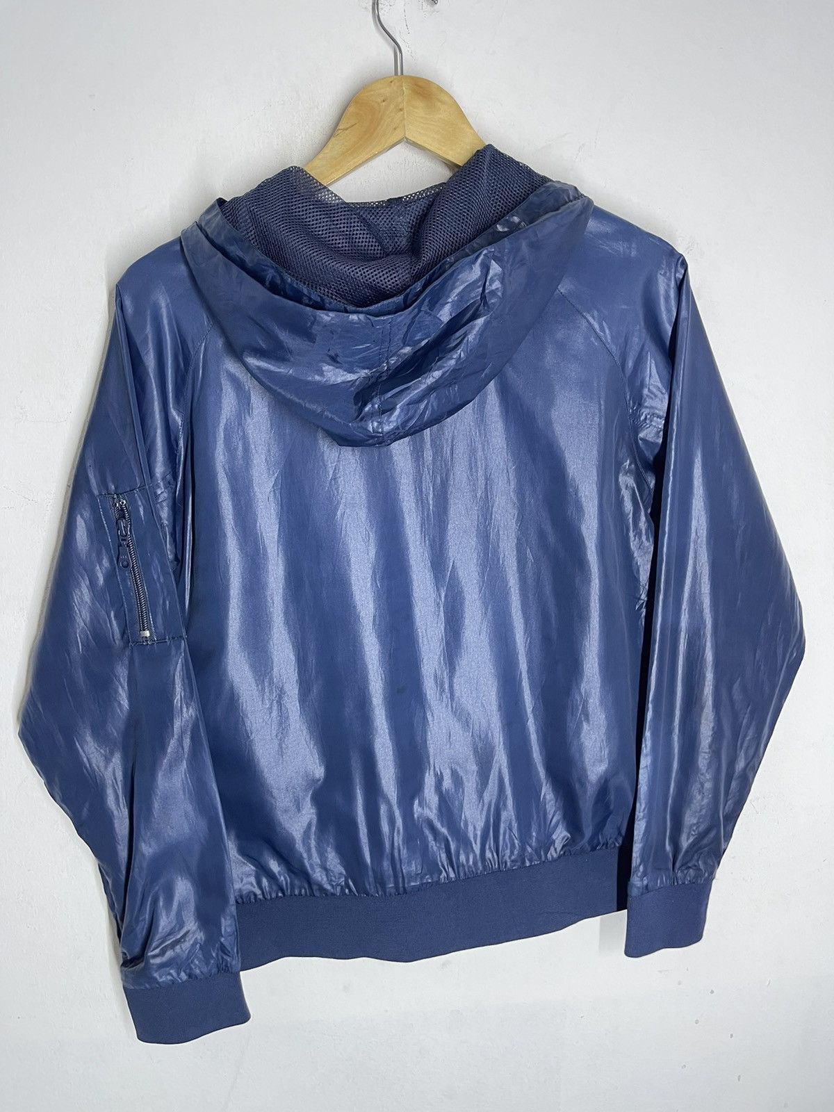 Vintage Vintage BUNDESWEAR Coach Jacket Hooded Size US M / EU 48-50 / 2 - 2 Thumbnail